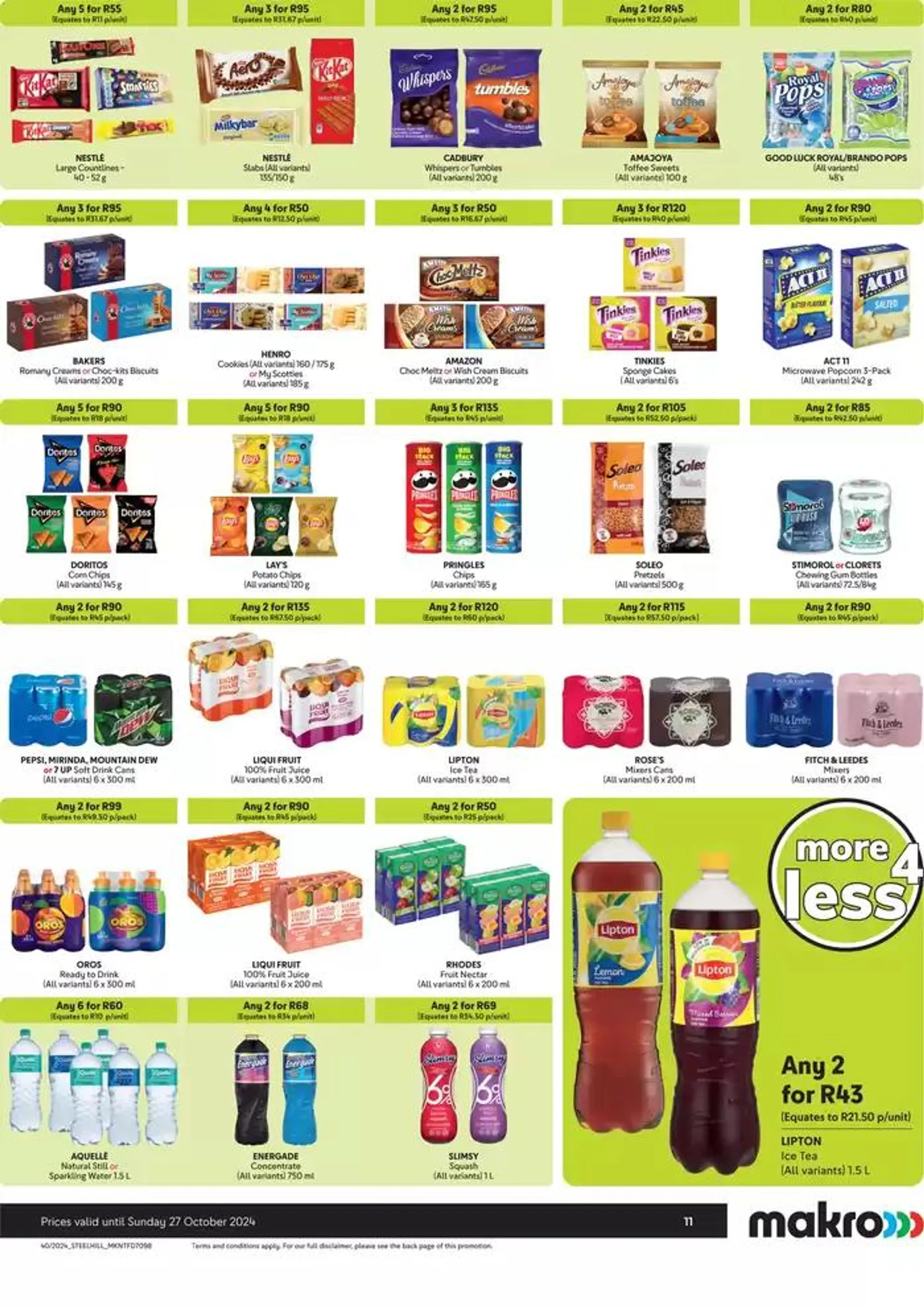 Makro : More 4 Less from 30 September to 27 October 2024 - Catalogue Page 11