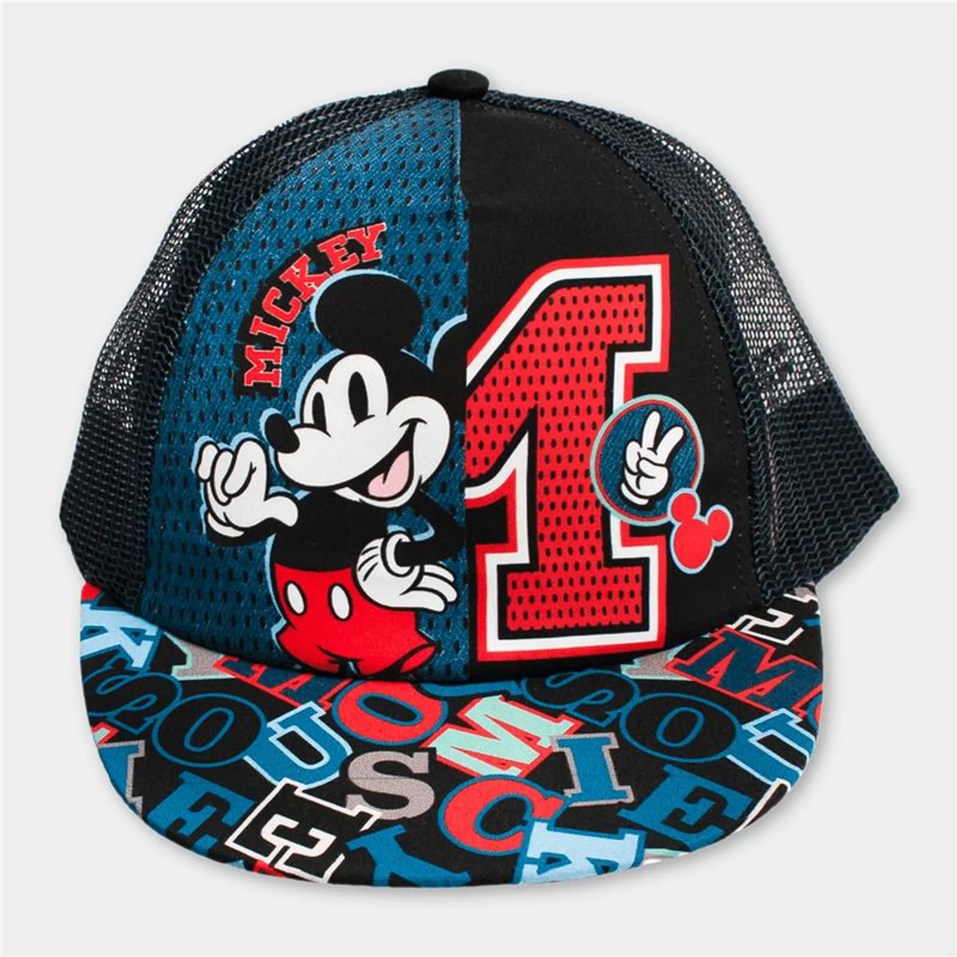 Boy's Character Group Blue Mickey Mouse Trucker Cap