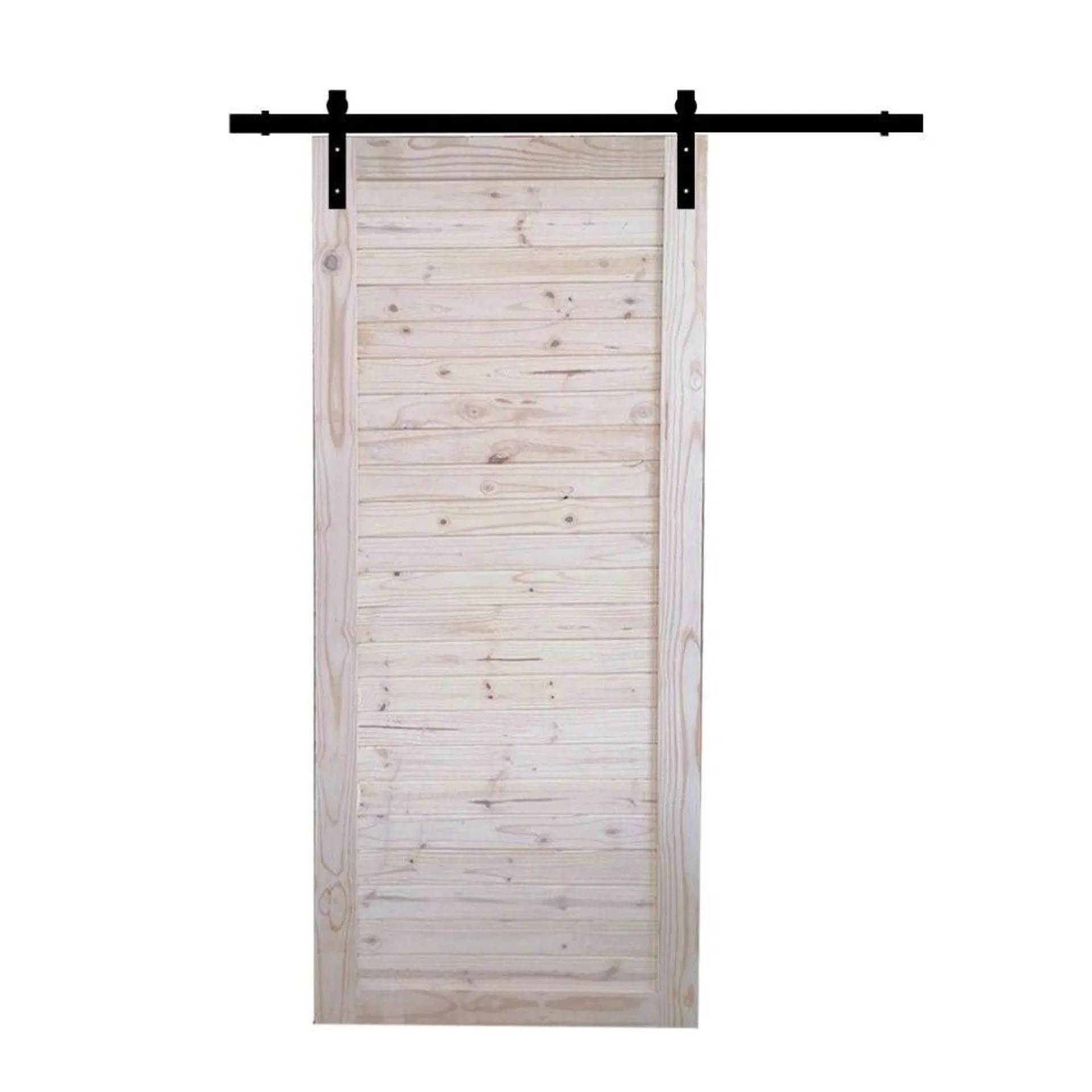 Horizontal Slat Pine Barn Door- Interior Barn Sliding Door Including Mechanism -920mm(L) x 2100mmm(H) x 36mm(W)