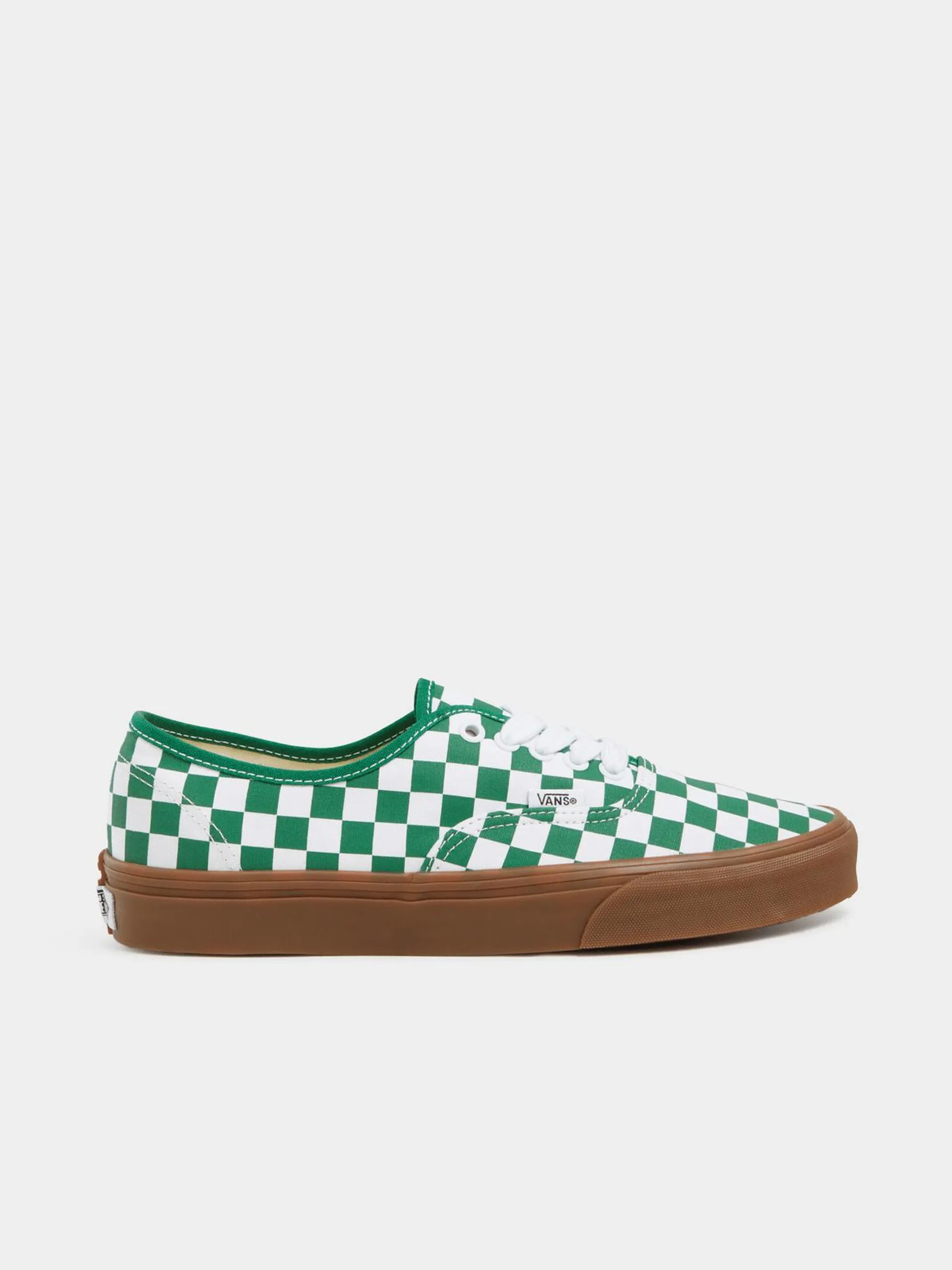 Vans Junior Authentic White/Green Sneaker