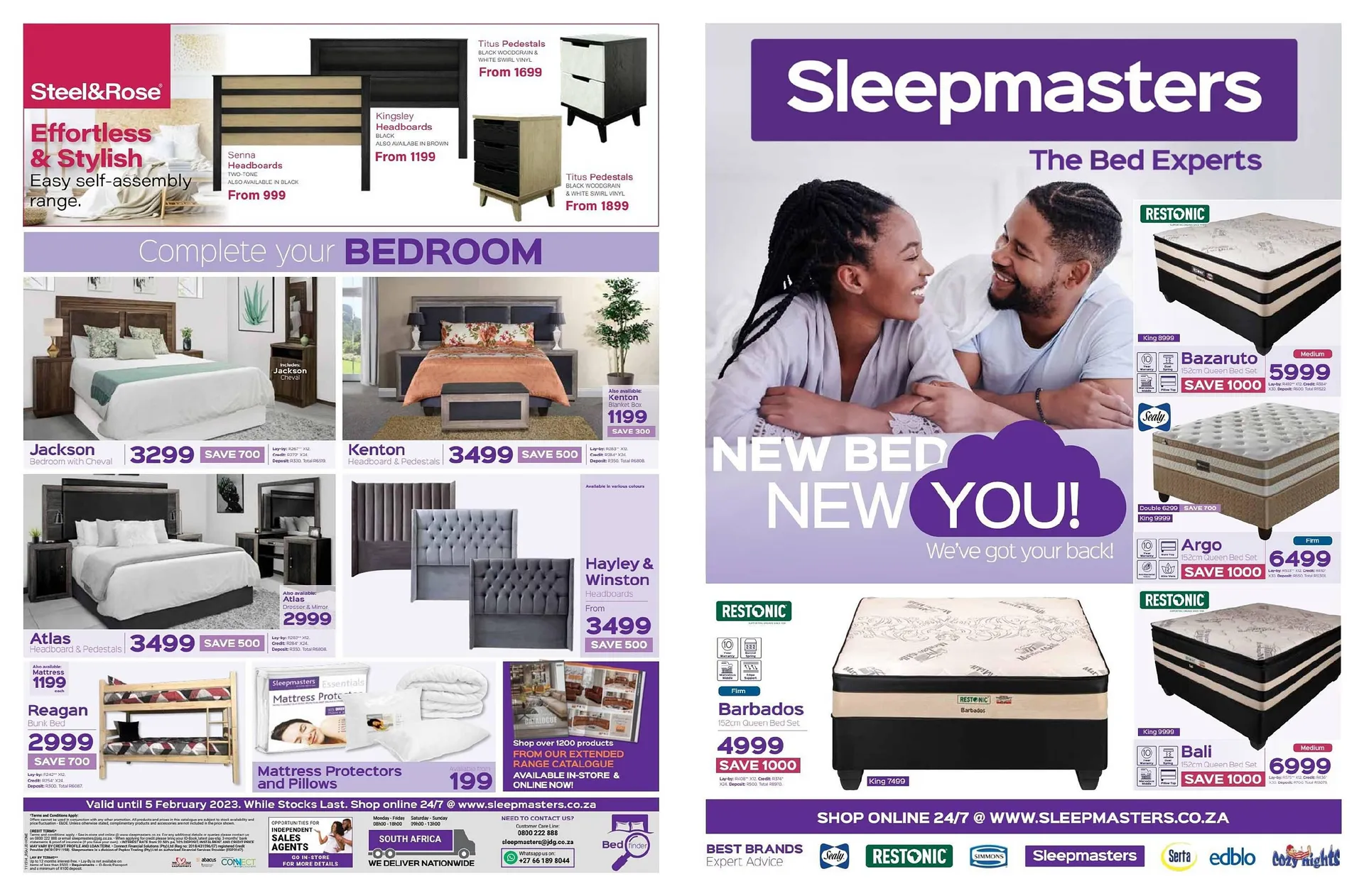 Sleepmasters catalogue - 1