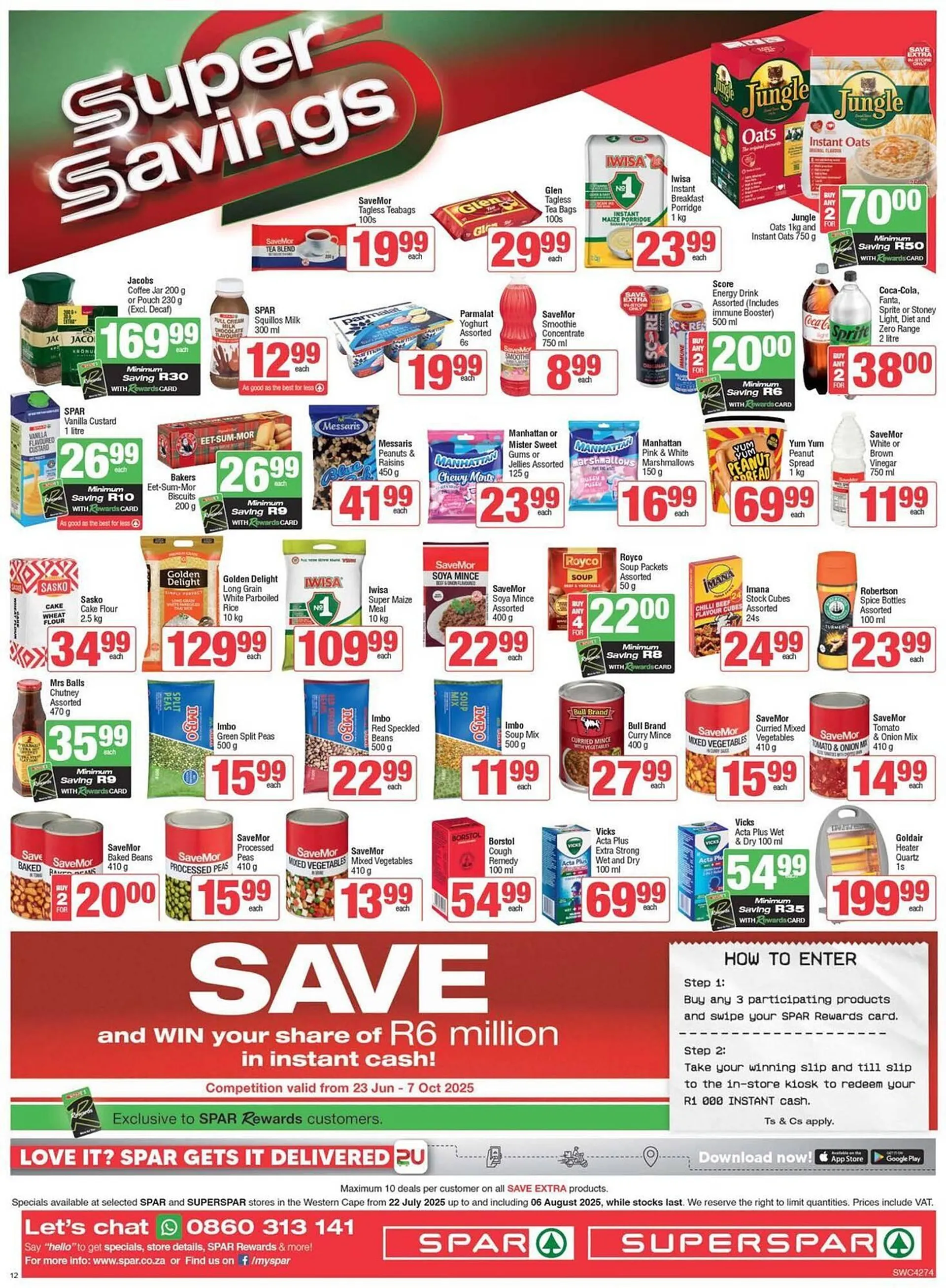 Spar catalogue from 30 July to 6 August 2025 - Catalogue Page 1