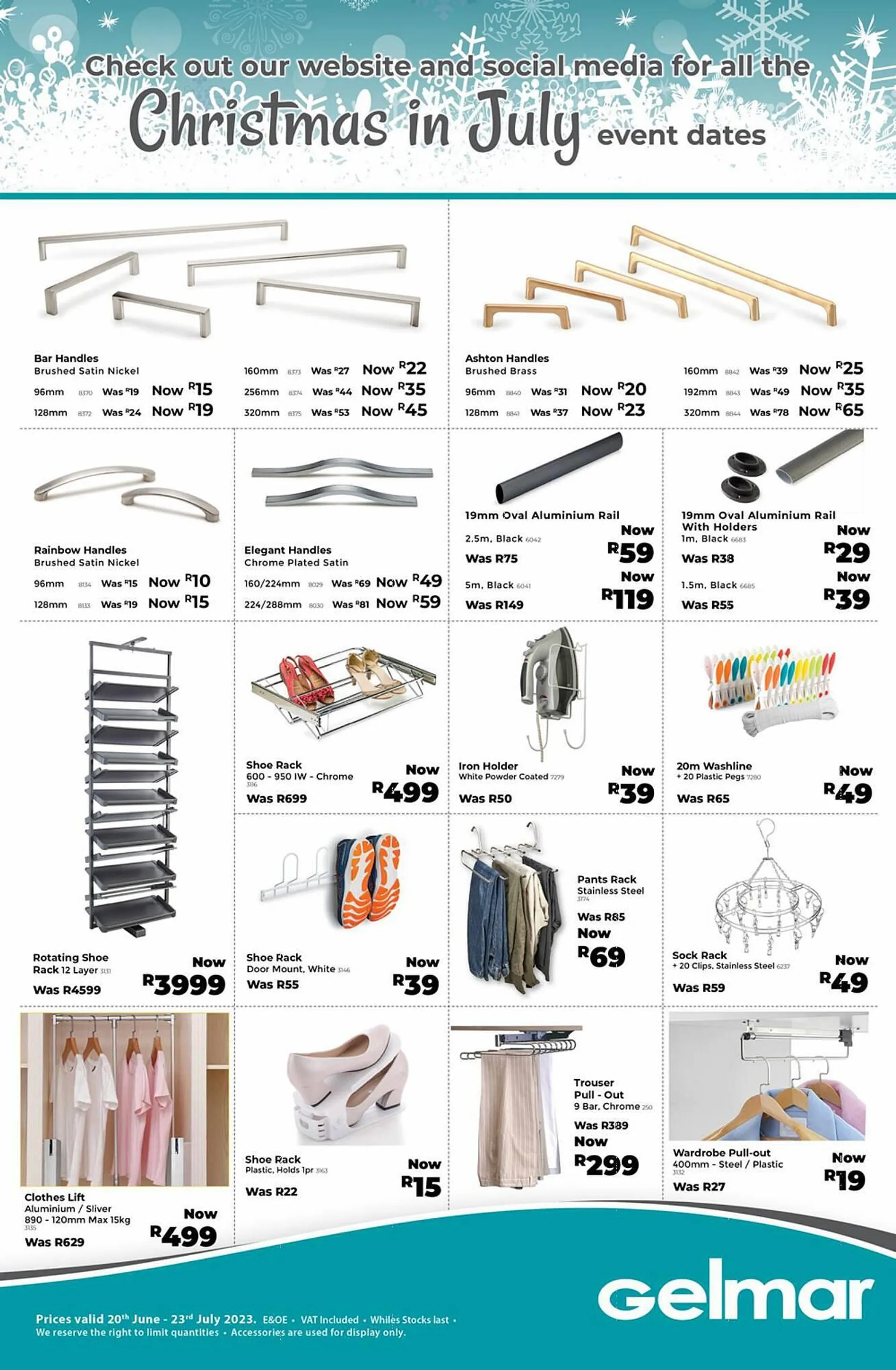 Gelmar catalogue from 20 June to 23 July 2023 - Catalogue Page 1