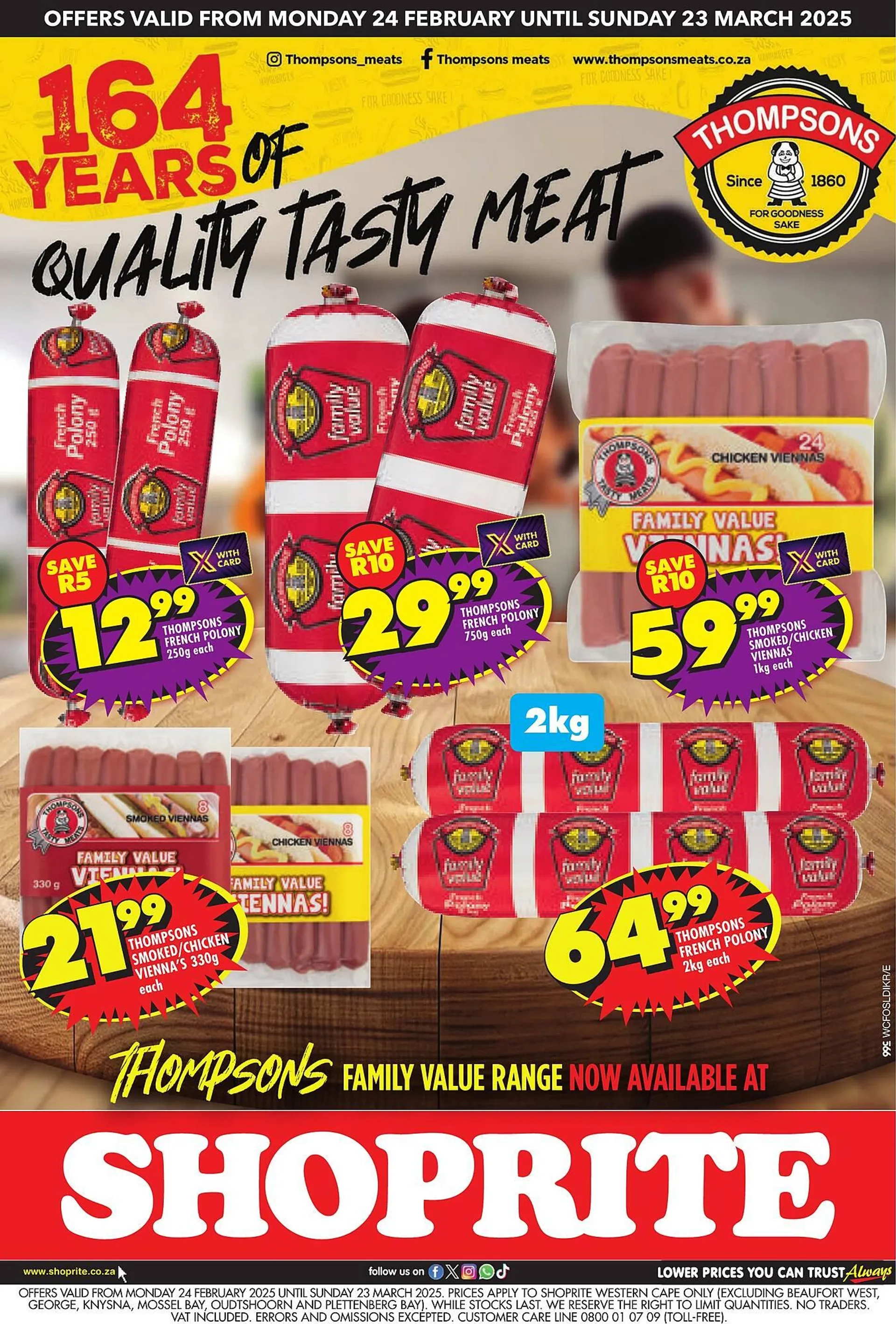 Shoprite catalogue from 24 February to 23 March 2025 - Catalogue Page 1