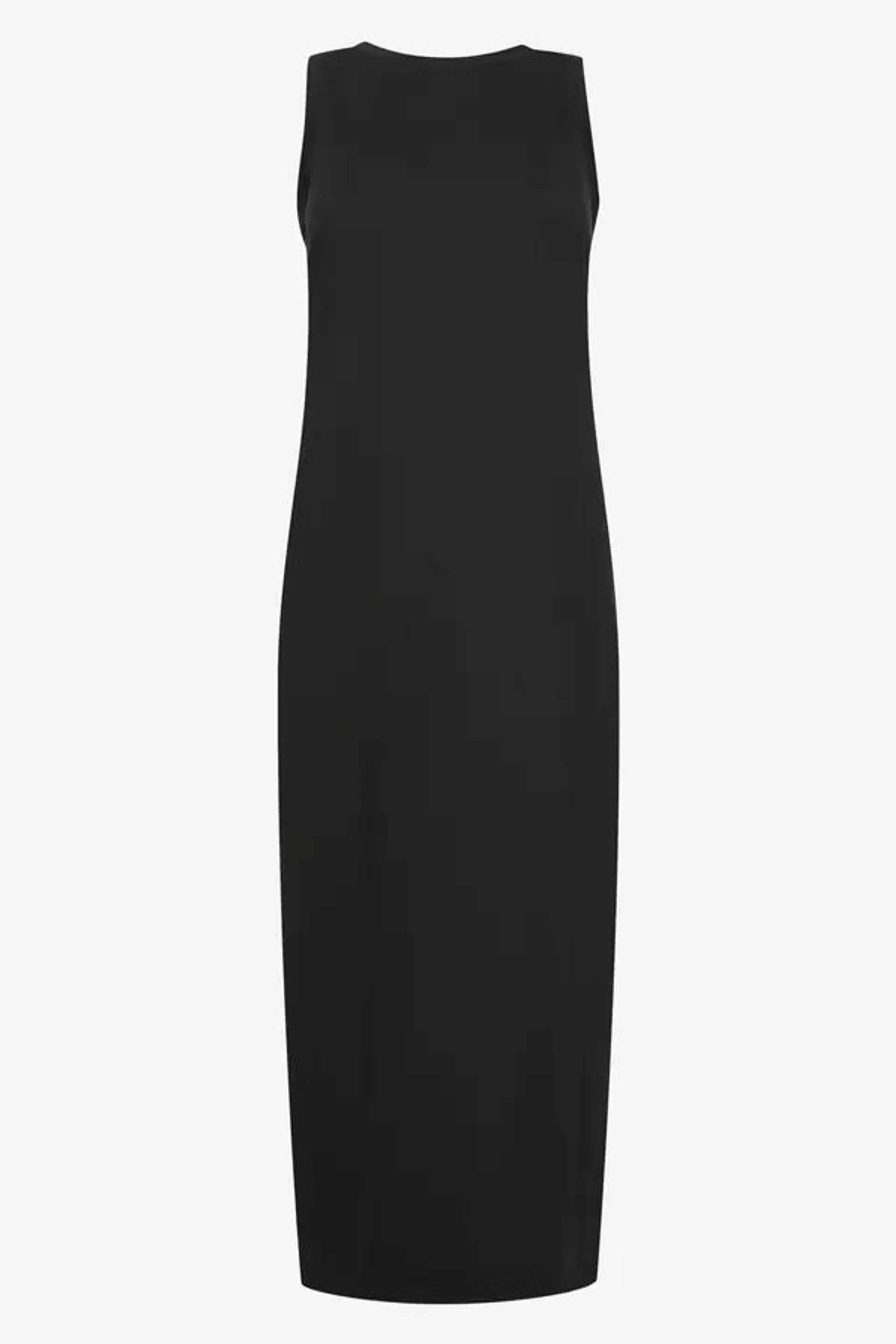 Sleeveless bodycon dress black