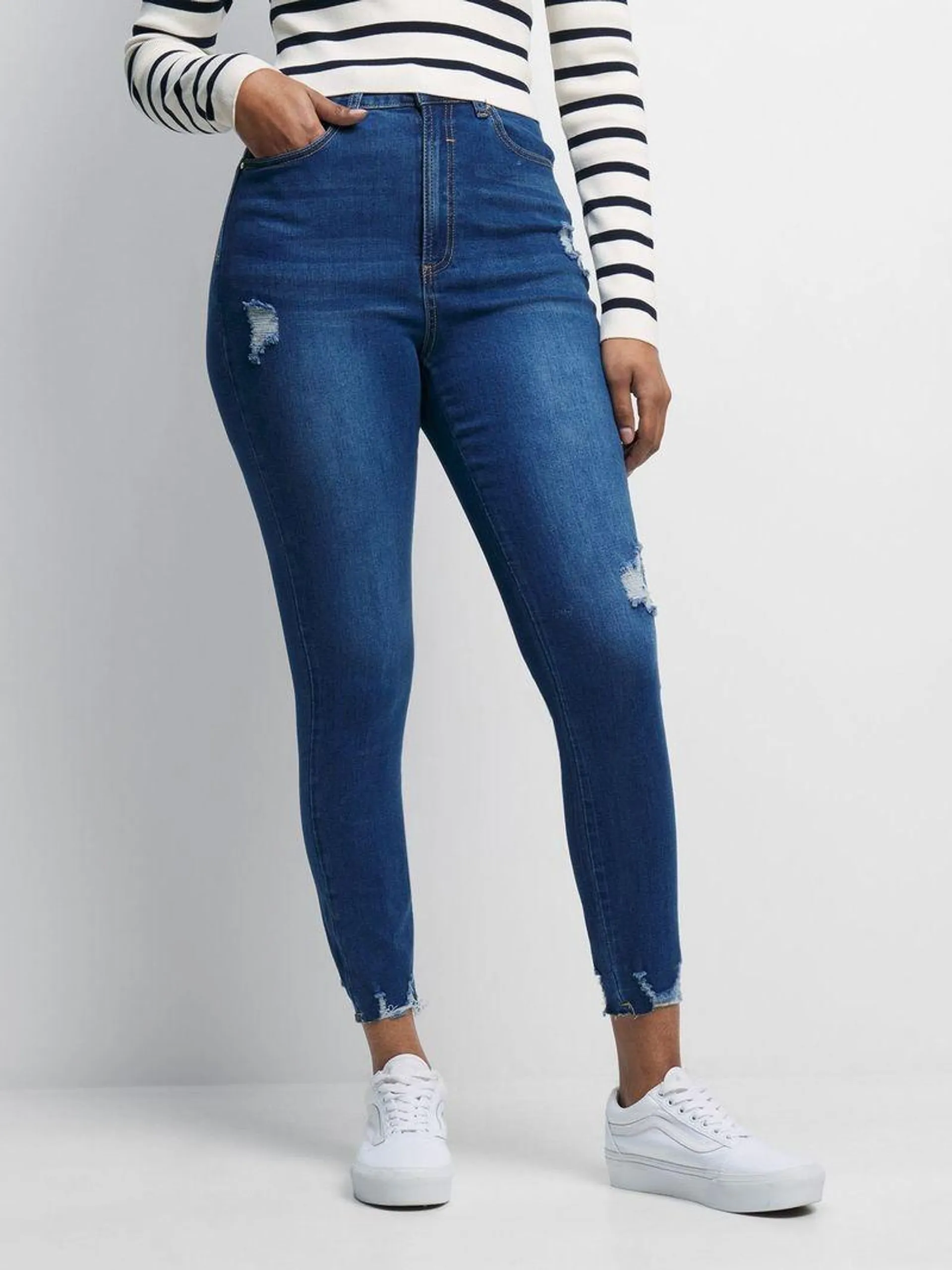 Jet Women's Mid Blue Skinny Jeans