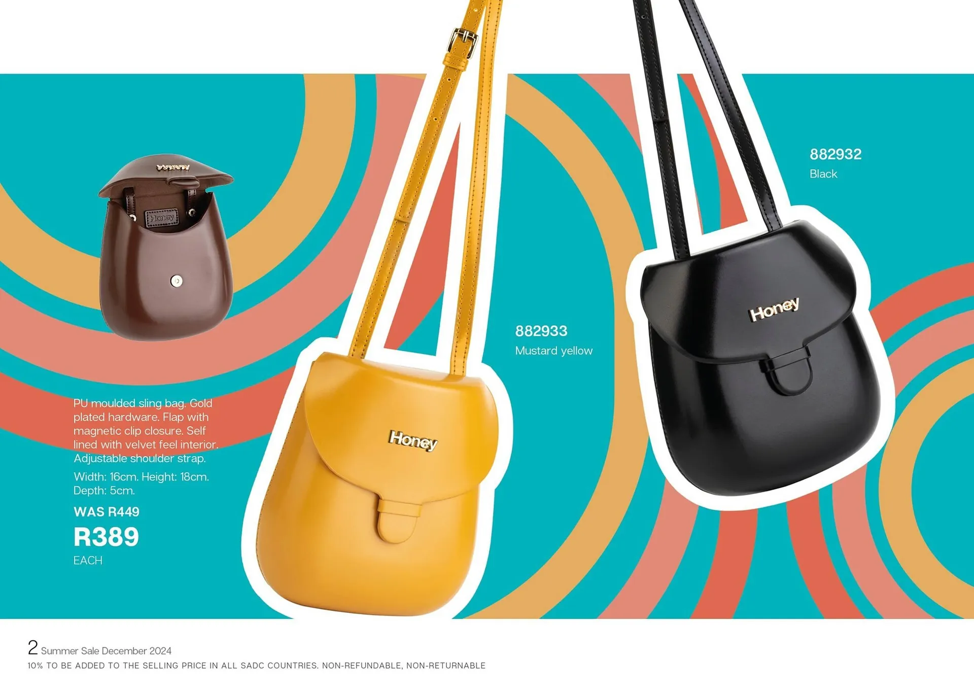 Honey Fashion Accessories catalogue from 18 December to 24 December 2024 - Catalogue Page 2