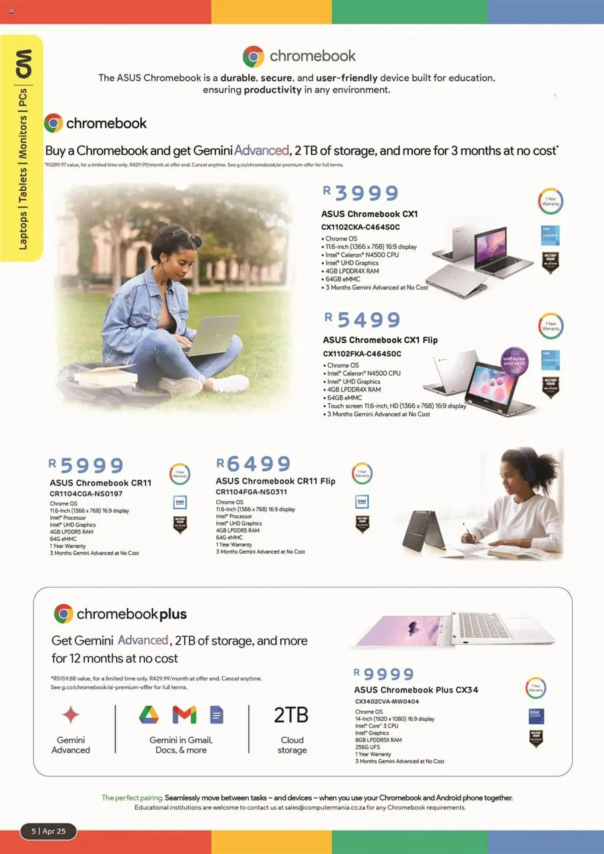 Computer Mania catalogue from 1 April to 30 April 2025 - Catalogue Page 1