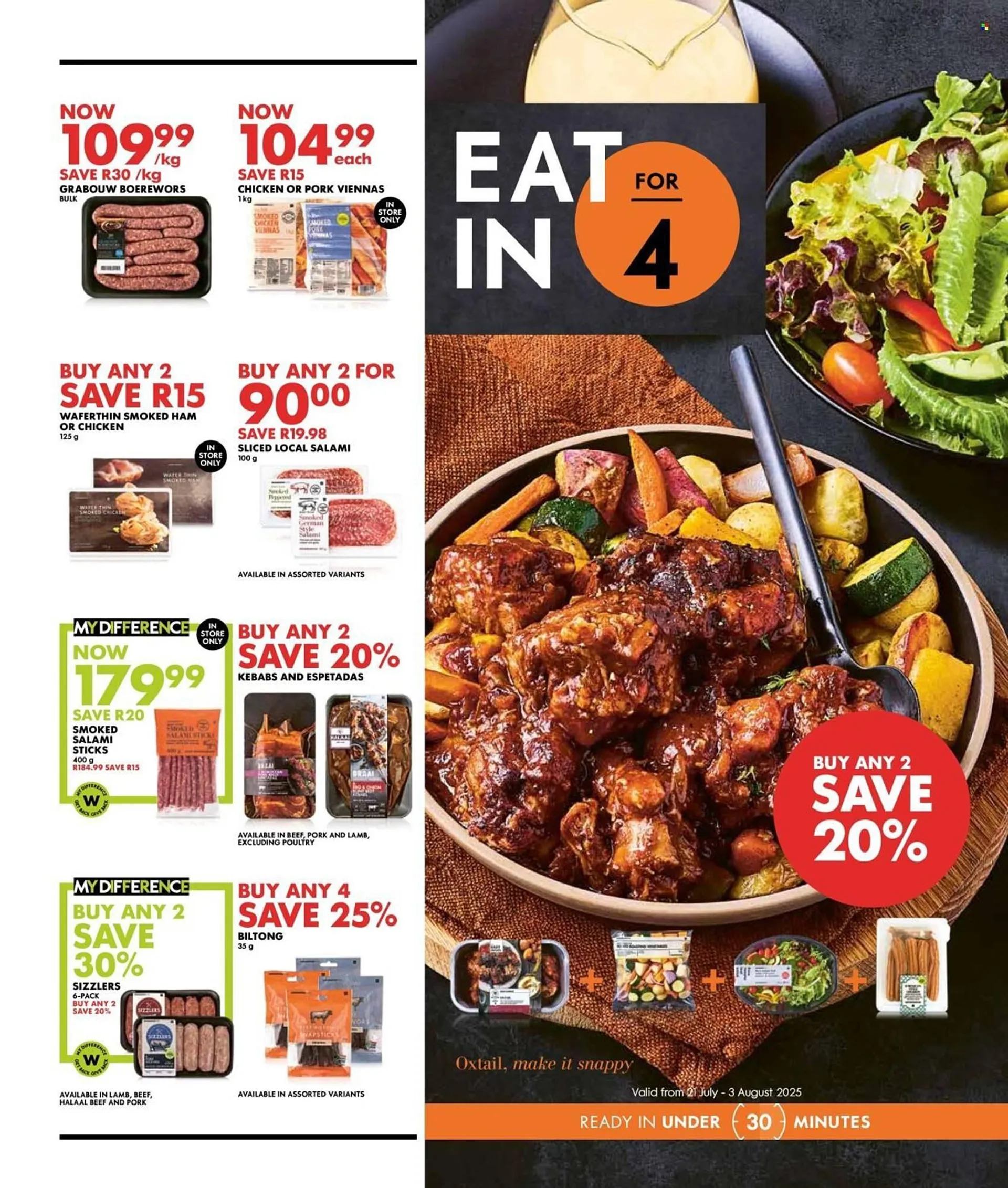 Woolworths catalogue from 21 July to 3 August 2025 - Catalogue Page 1