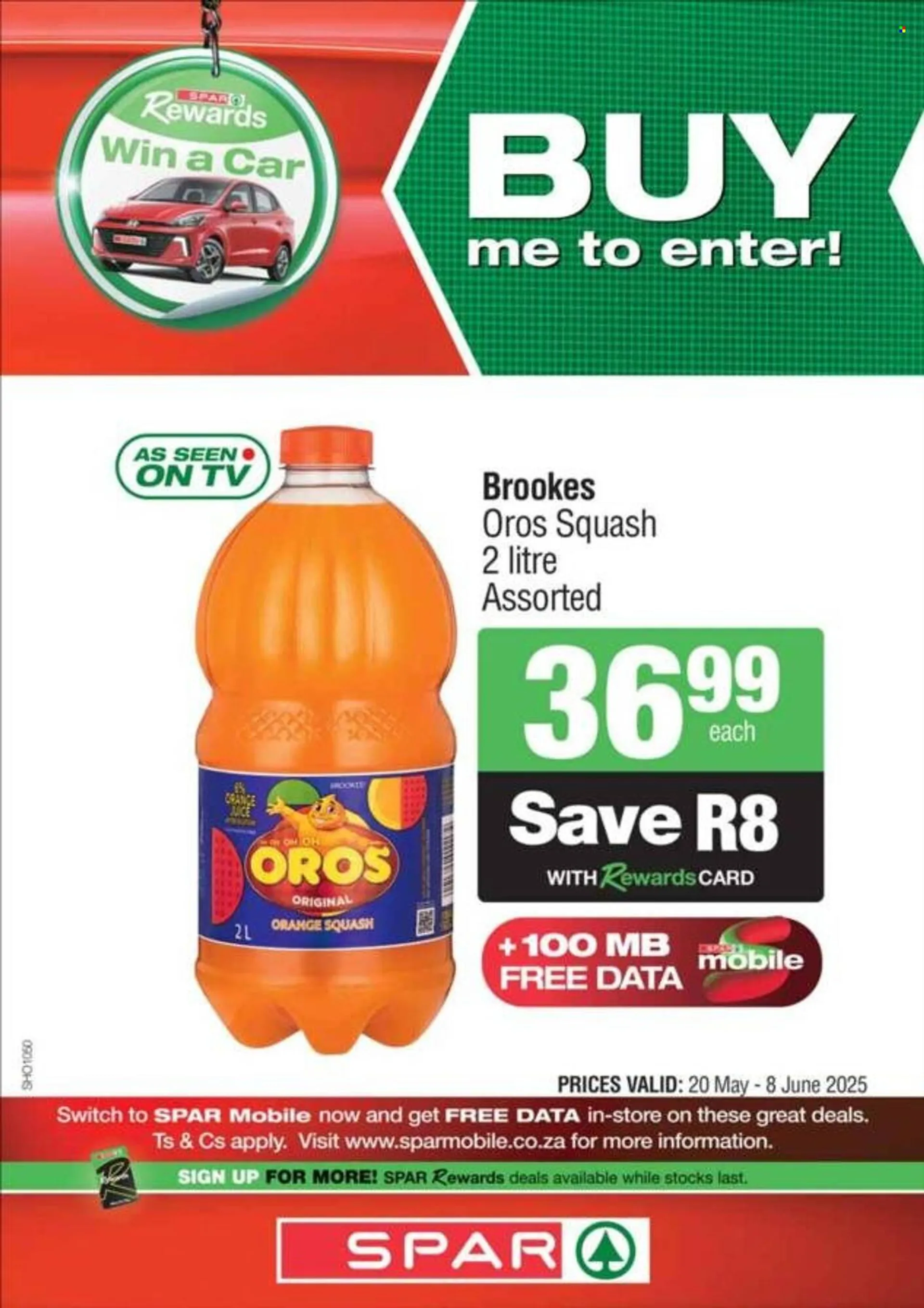 Spar catalogue from 20 May to 8 June 2025 - Catalogue Page 1