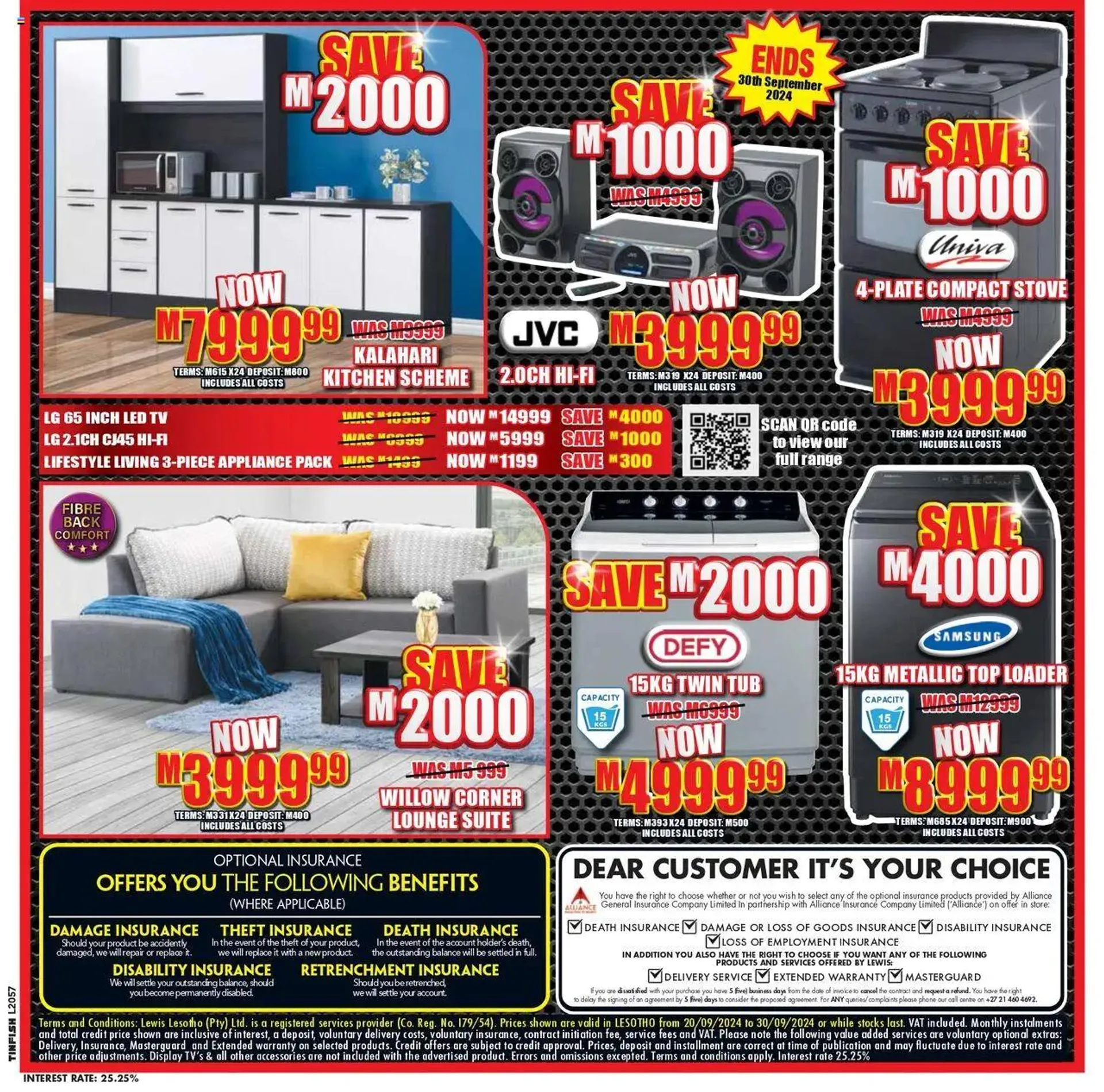 Lewis Stores - Lesotho Specials from 1 October to 12 October 2024 - Catalogue Page 4