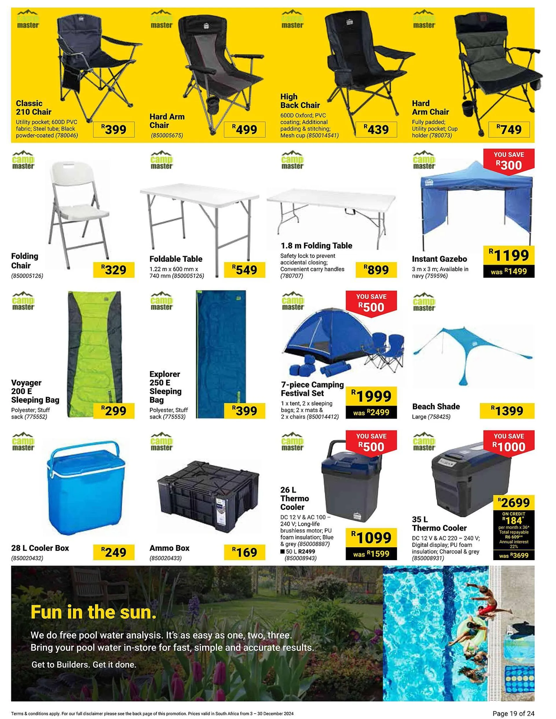 Builders Warehouse catalogue from 3 December to 30 December 2024 - Catalogue Page 19