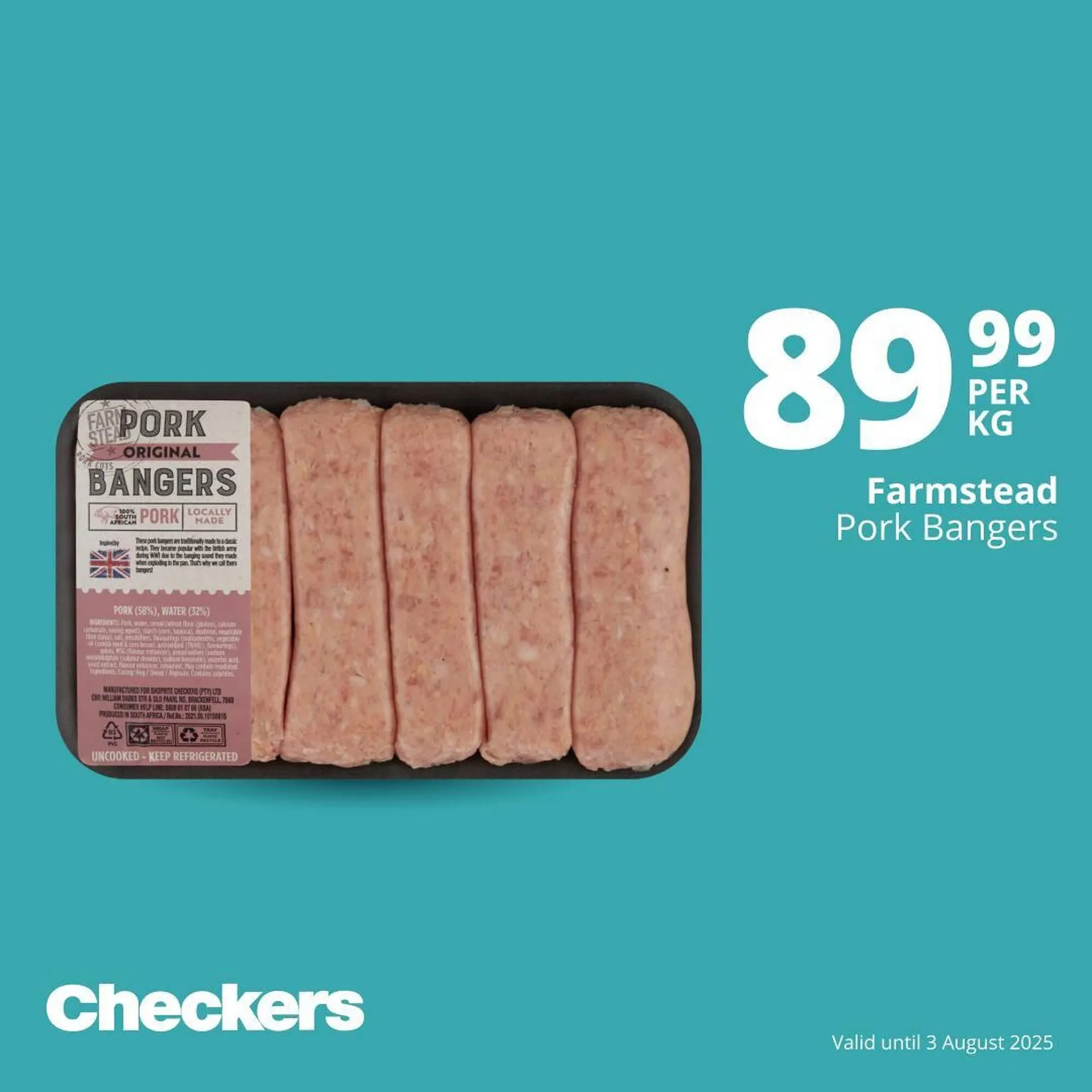 Checkers catalogue from 24 July to 3 August 2025 - Catalogue Page 1
