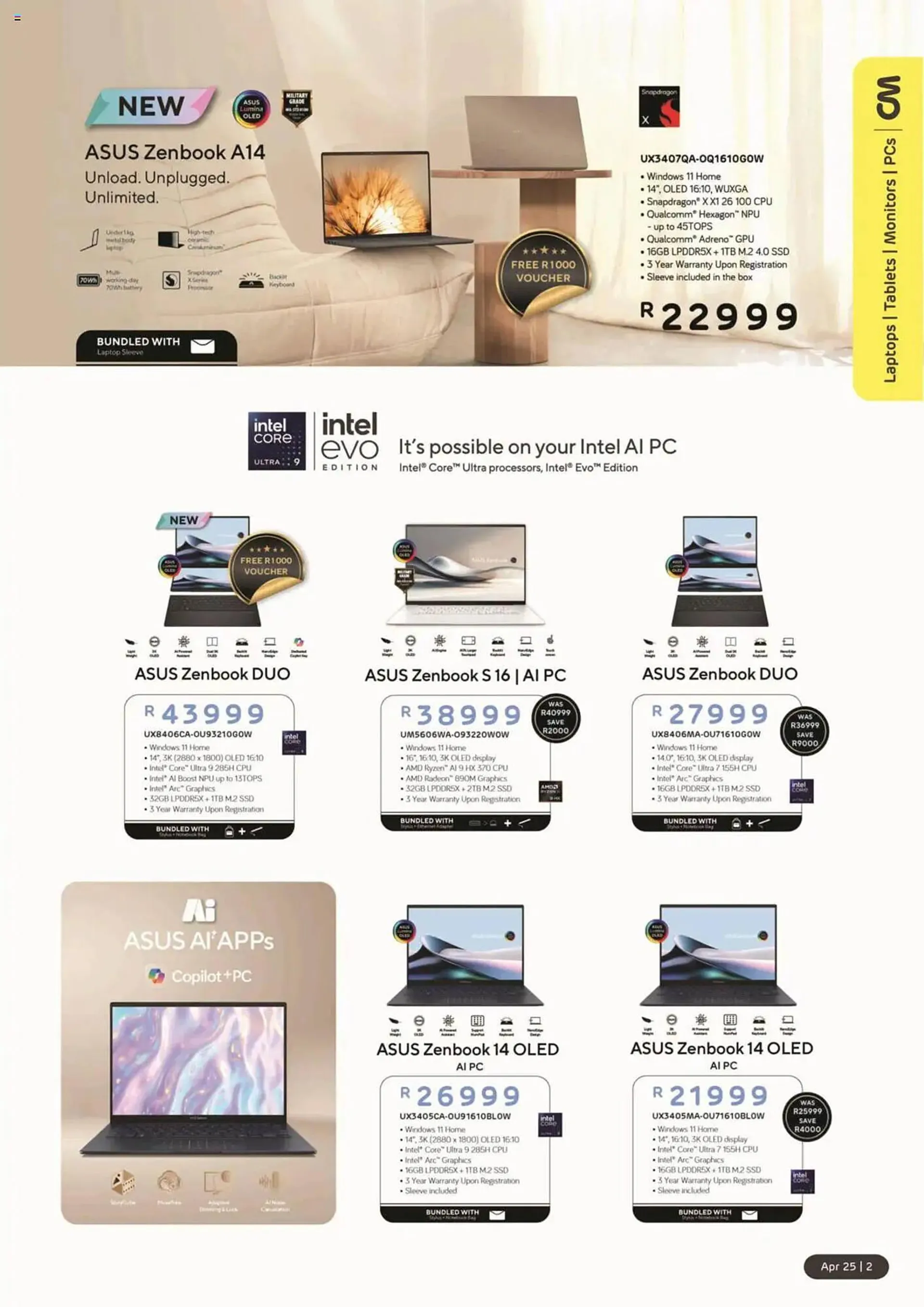 Computer Mania catalogue from 1 April to 30 April 2025 - Catalogue Page 1