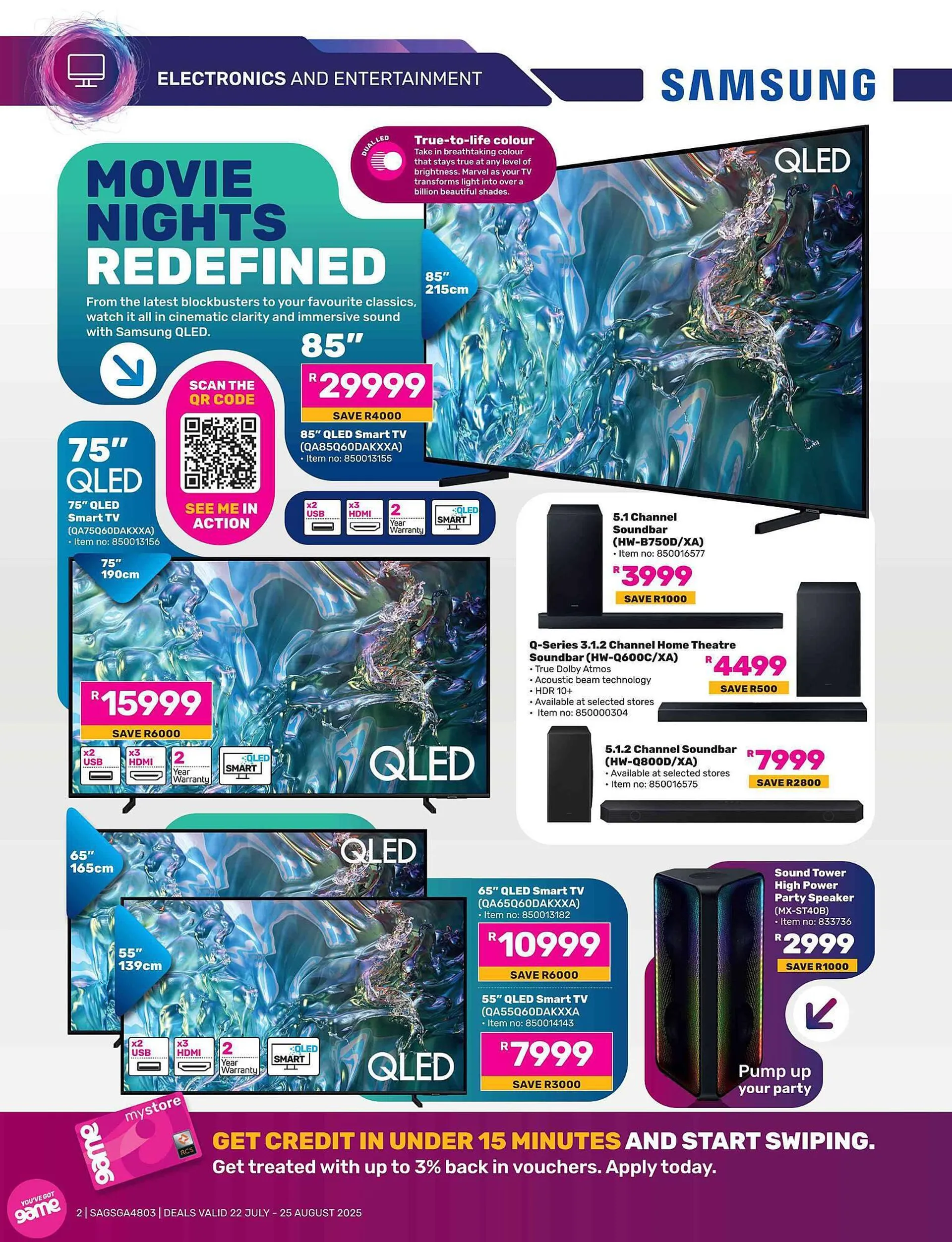 Game catalogue from 22 July to 25 August 2025 - Catalogue Page 1