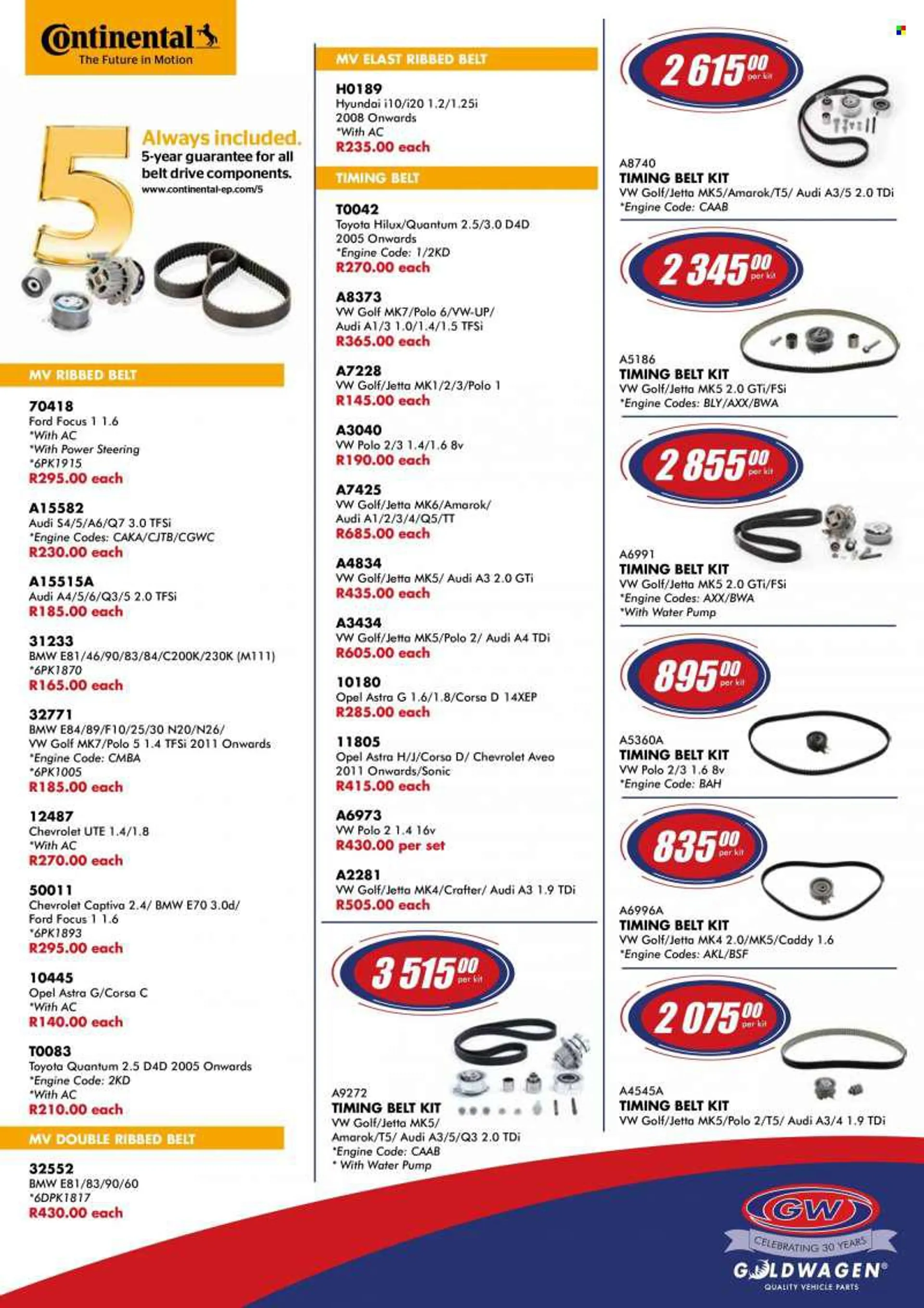 Goldwagen catalogue  - 01/08/2022 - 30/09/2022 - Sales products - Continental, pump. Page 3.