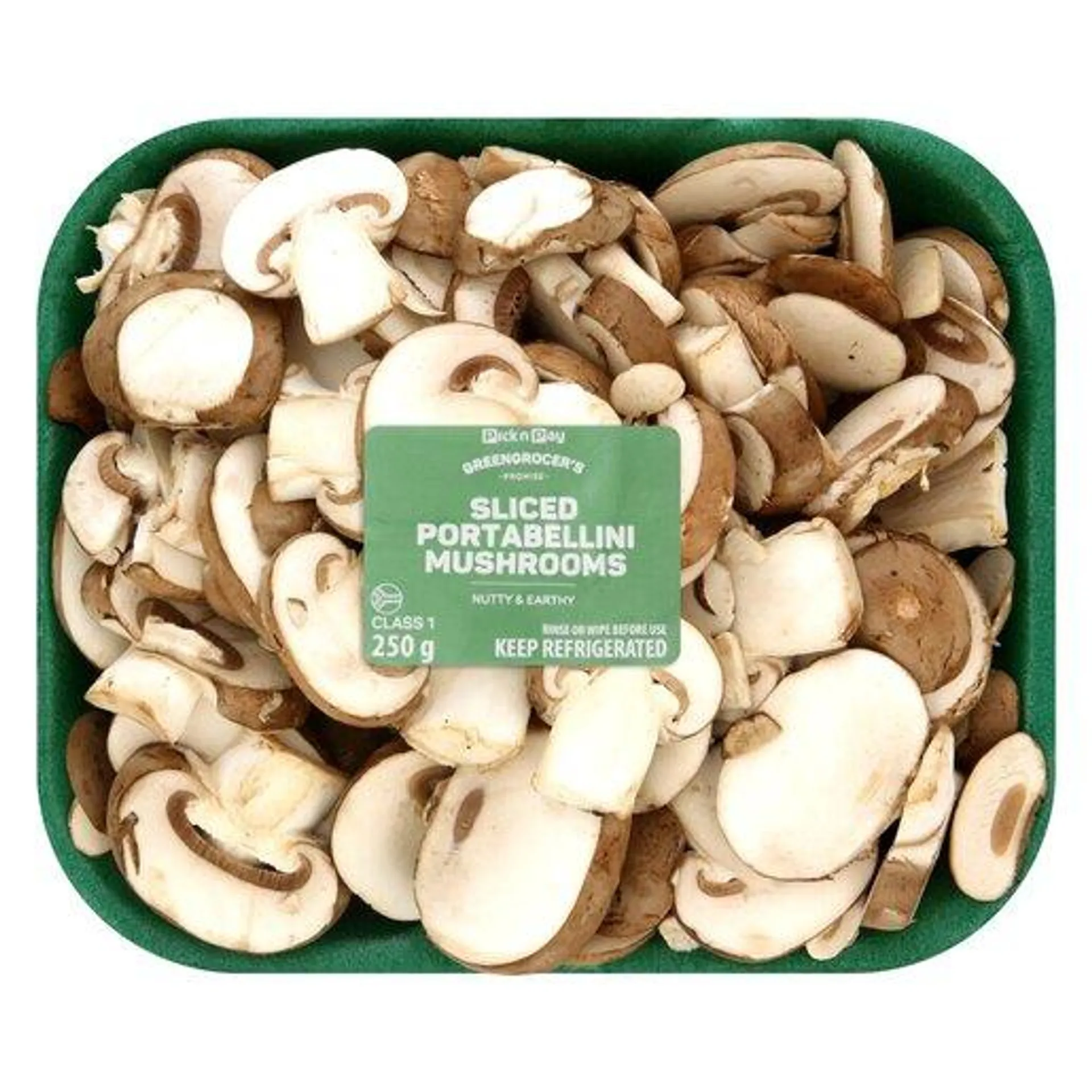 PnP Sliced Portabellini Mushrooms 250g