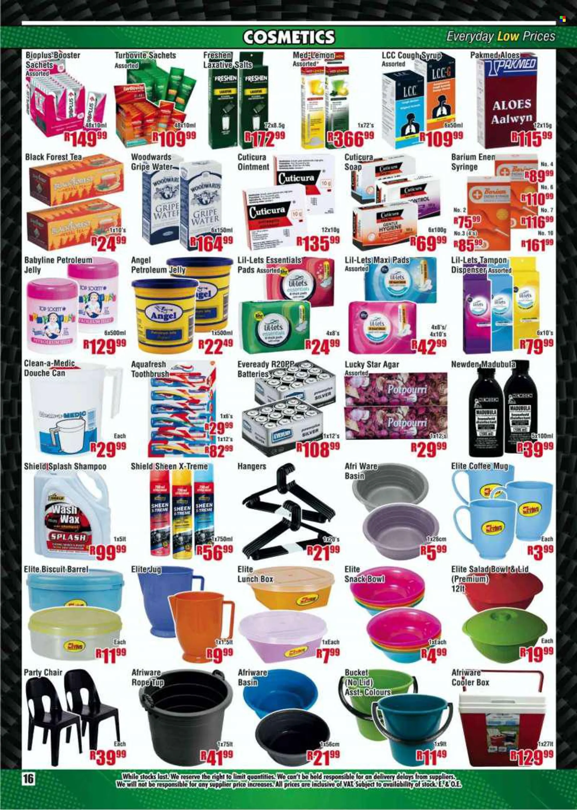 Devland catalogue  - 22/07/2022 - 24/08/2022 - Sales products - snack, biscuit, syrup, tea, herbal tea, coffee, ointment, petroleum jelly, desinfection, shampoo, soap, toothbrush, sanitary pads, Lil-lets, tampons, Top Society, hanger, dispenser, mug, lid,