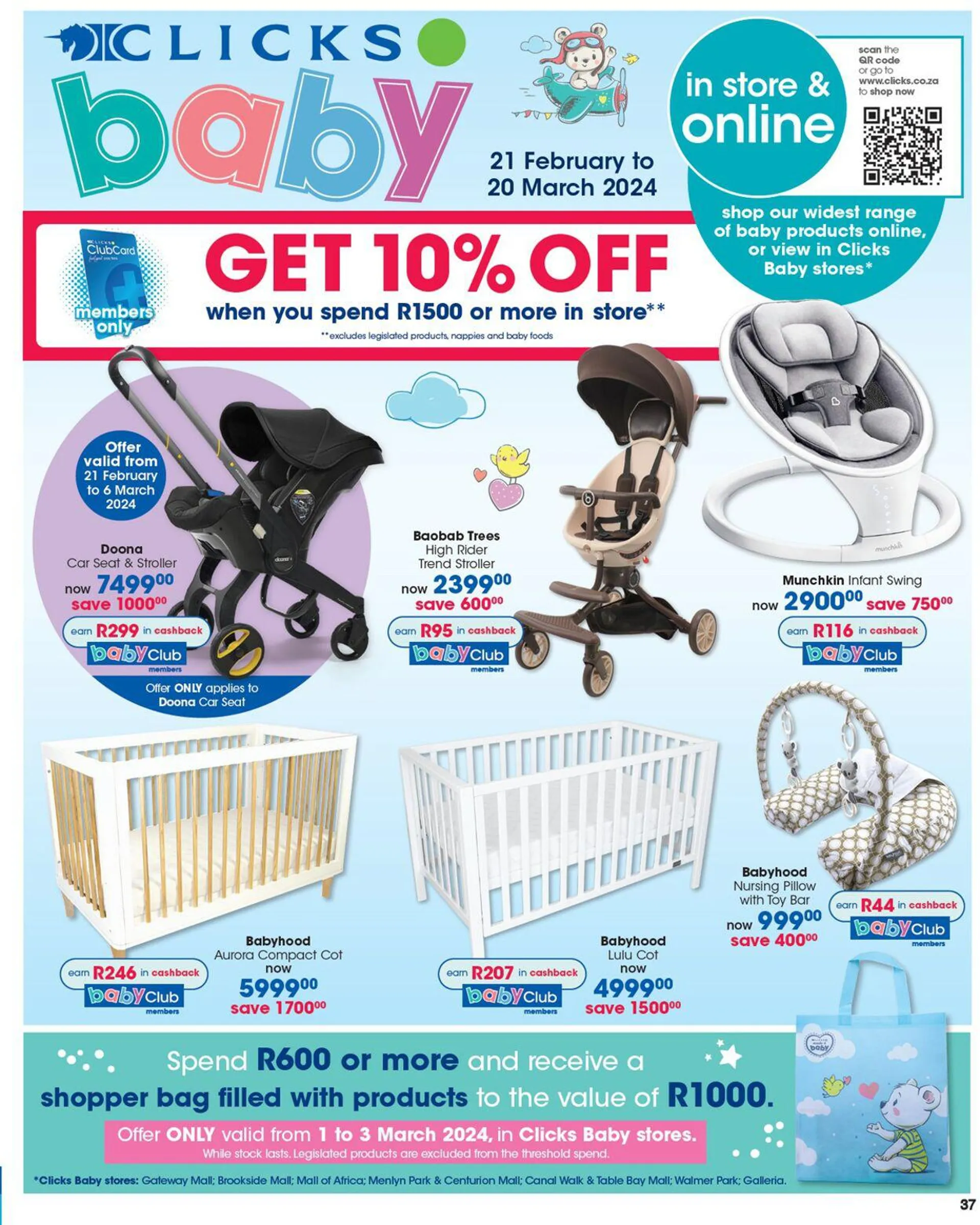 Clicks Current catalogue from 11 April to 25 April 2024 - Catalogue Page 37