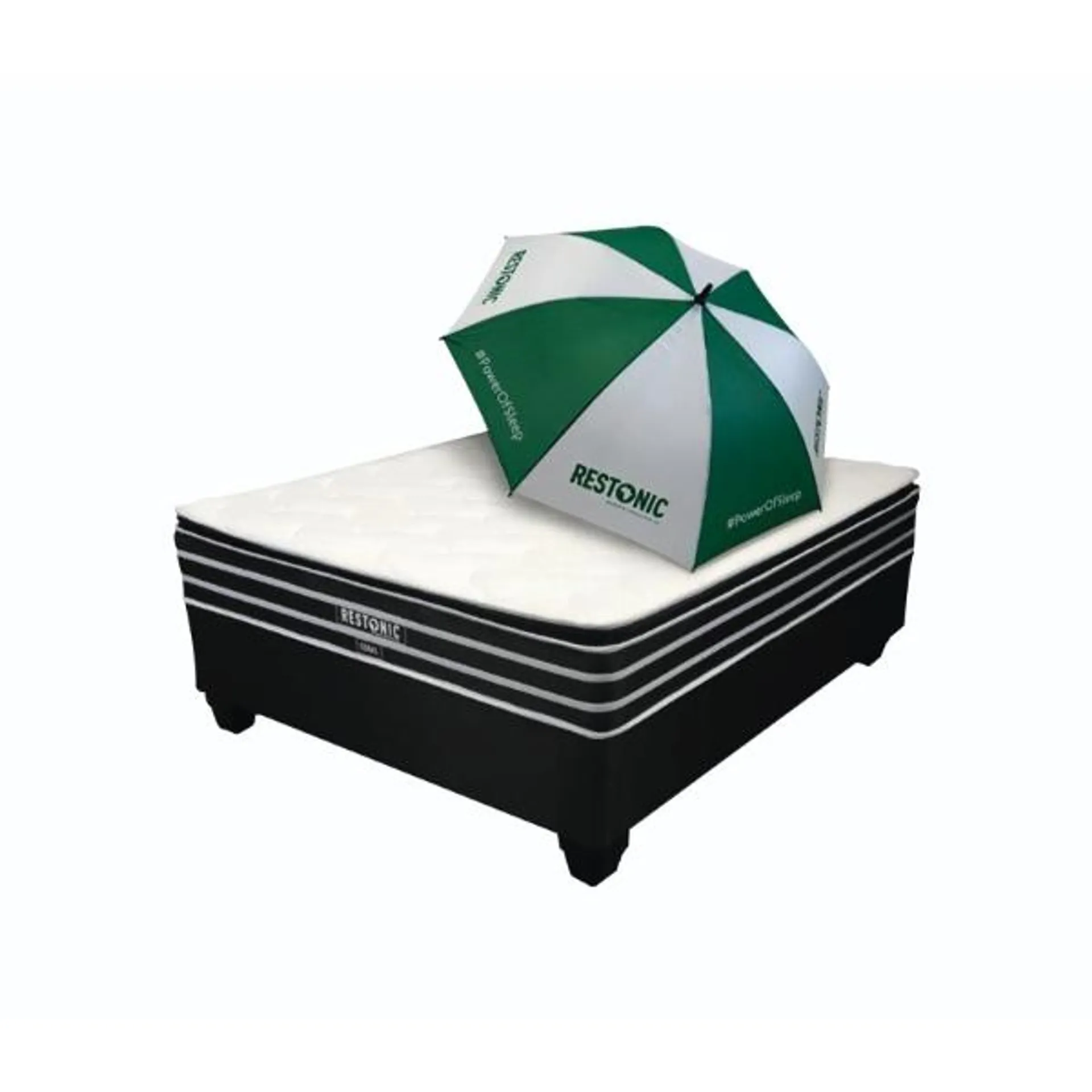 Restonic Coral 152cm Queen Firm Base Set +Umbrella