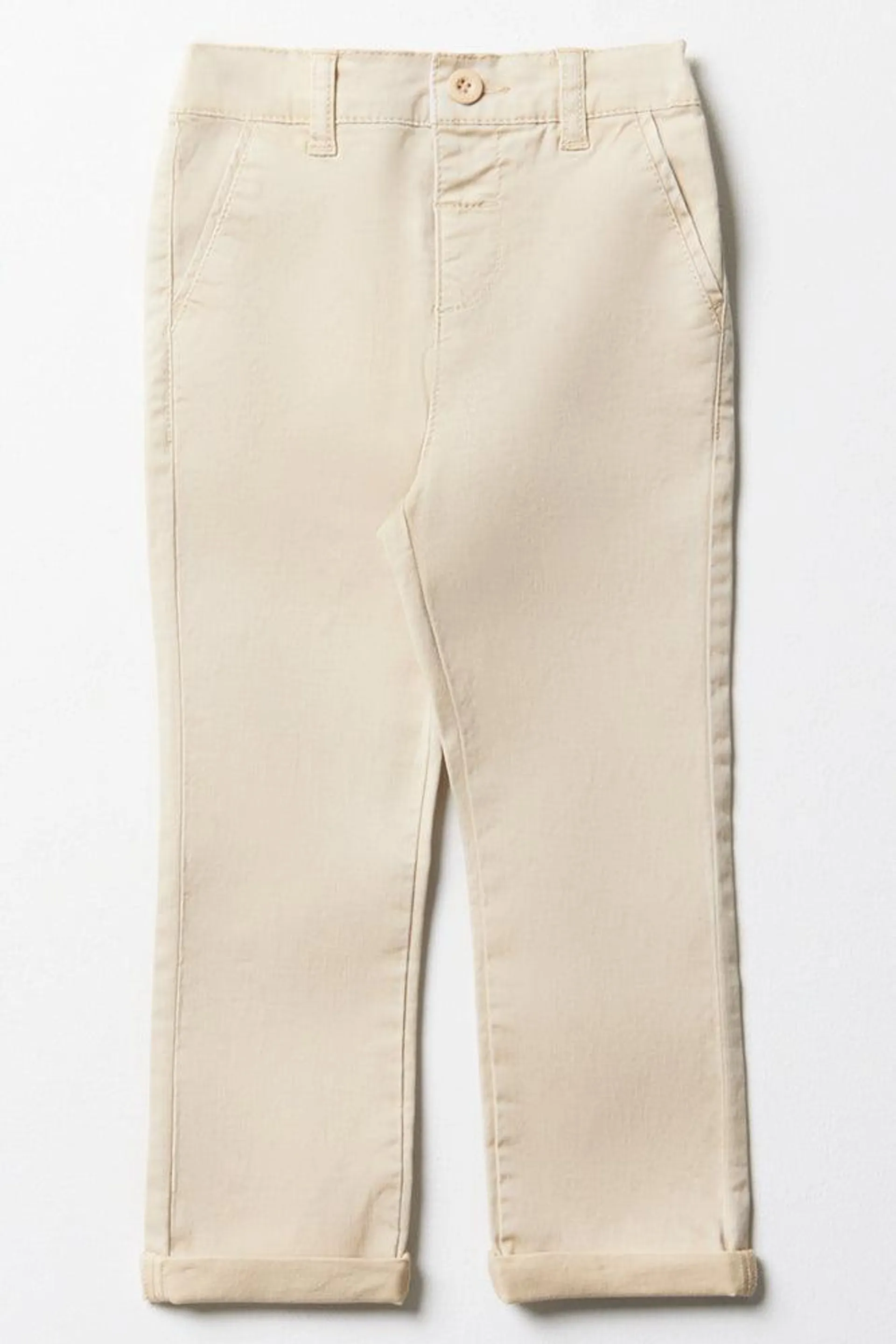 Slim Fit Chino Pants Natural