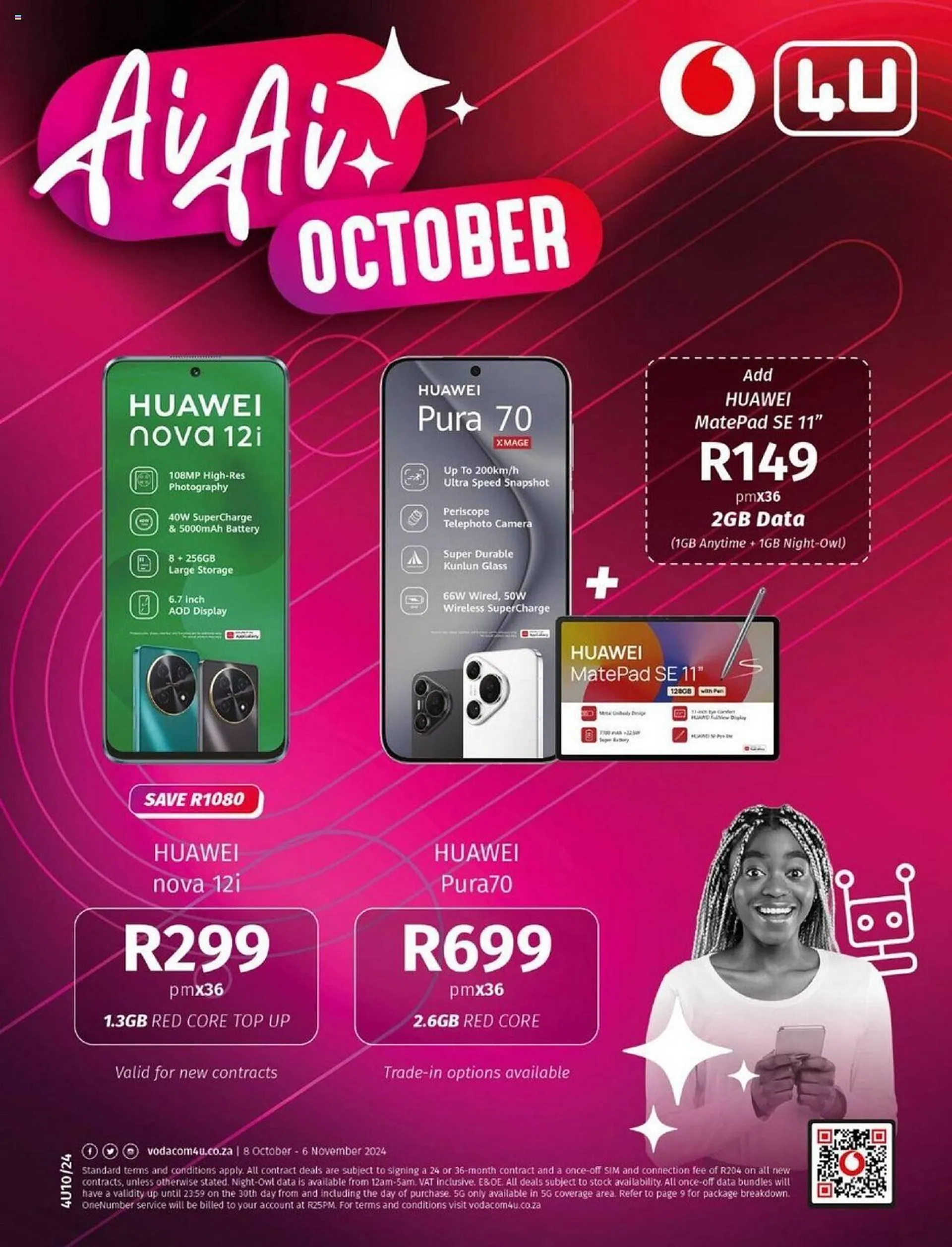 Vodacom catalogue from 8 October to 6 November 2024 - Catalogue Page 1