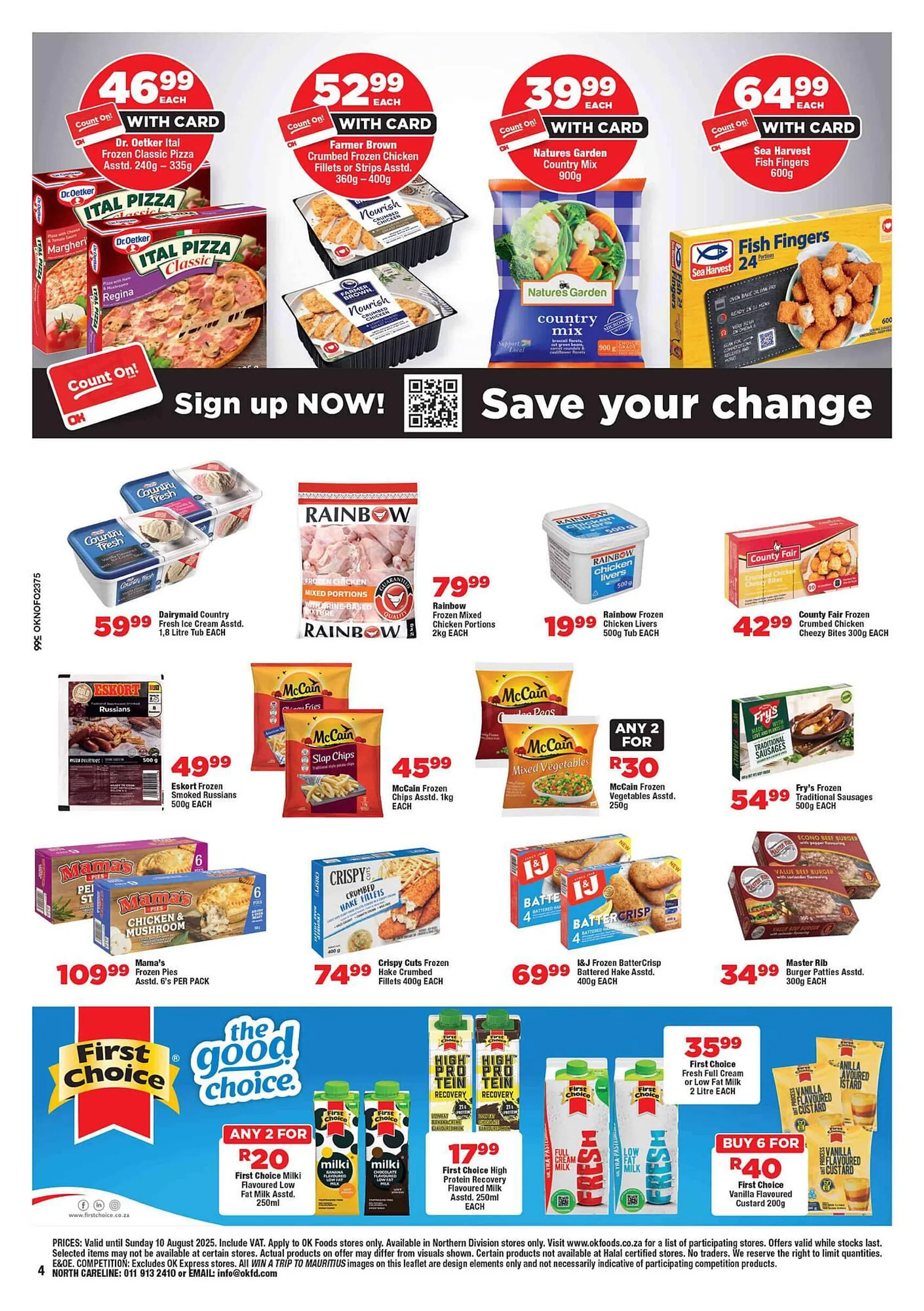 OK Foods catalogue from 23 July to 10 August 2025 - Catalogue Page 1