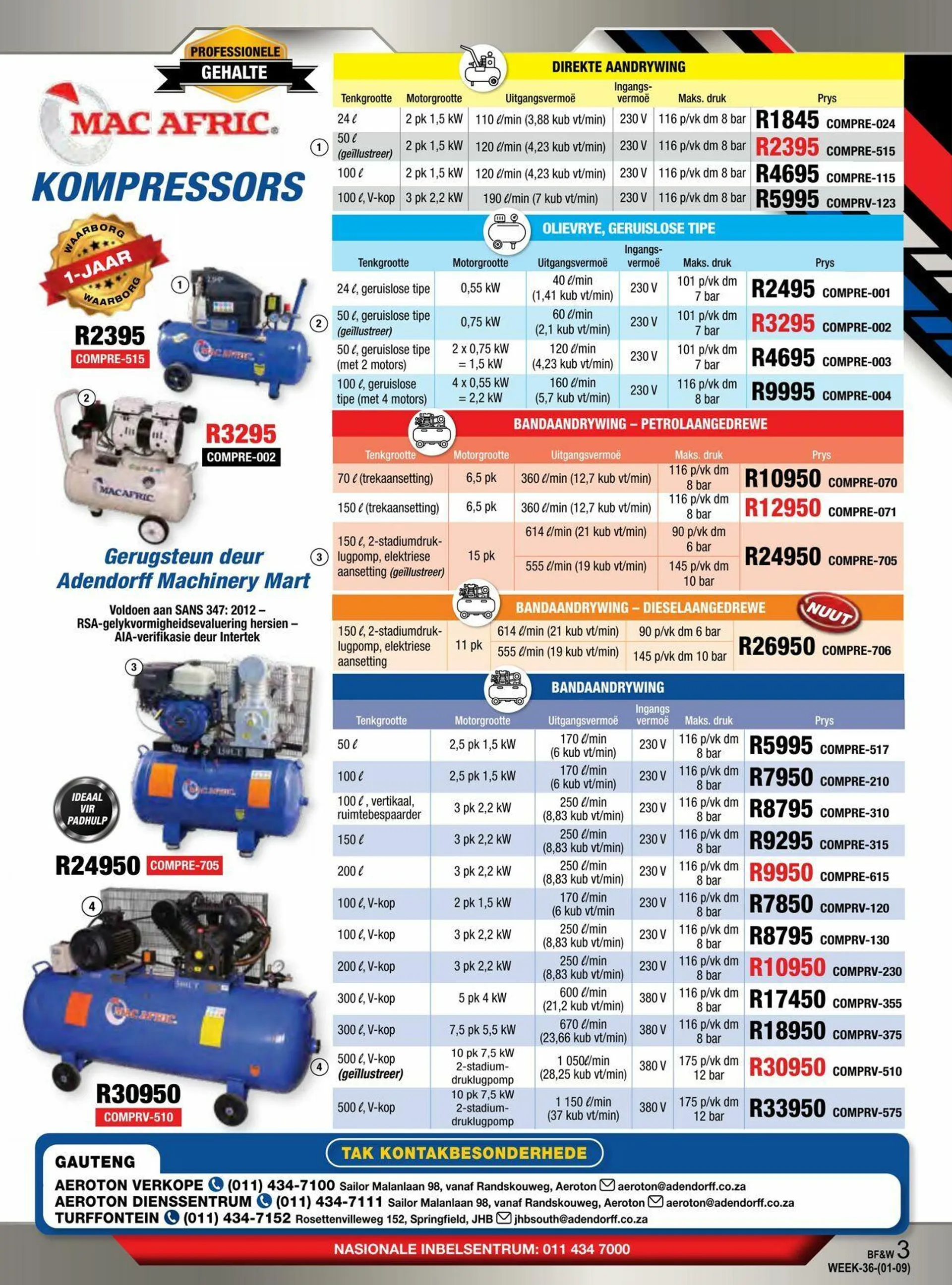 Adendorff Machinery Mart Current catalogue from 2 October to 16 October 2024 - Catalogue Page 5