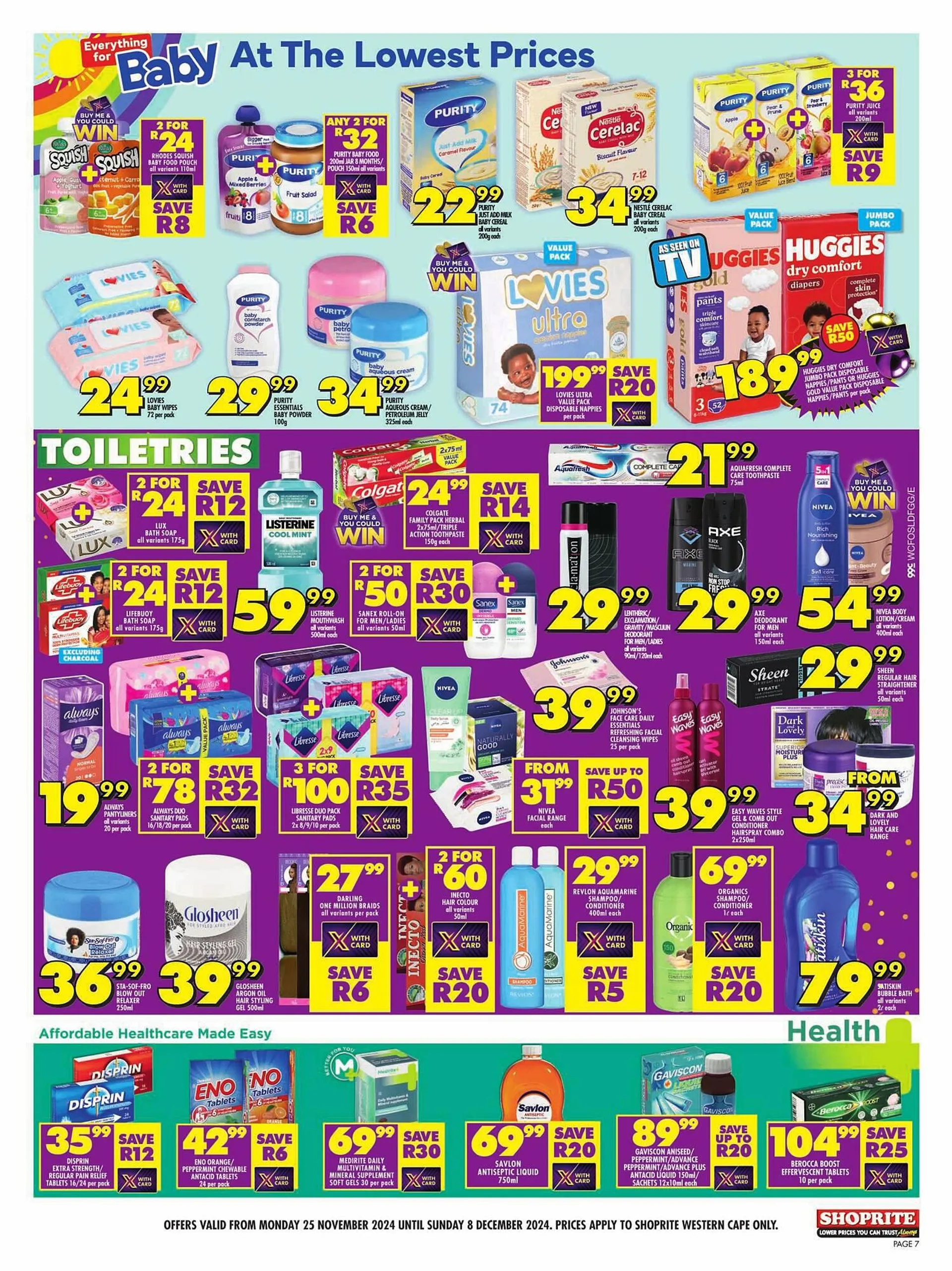 Shoprite catalogue from 25 November to 8 December 2024 - Catalogue Page 7