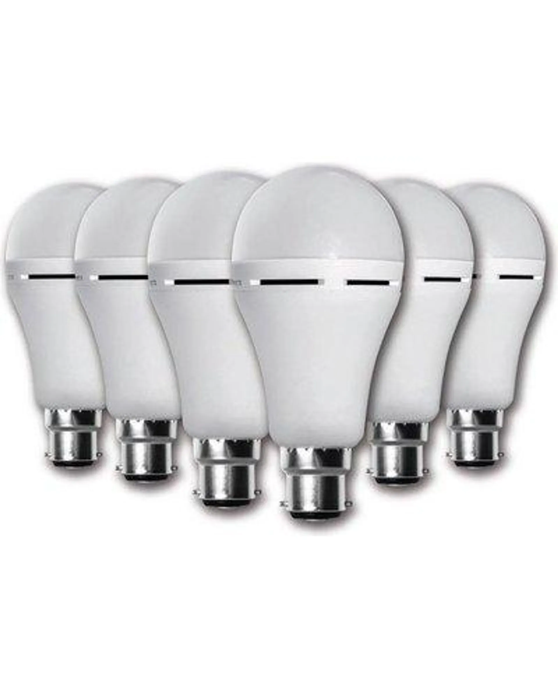 Elecstor B22 7W Rechargeable LED Bulb (Cool White)(Pack of 6)