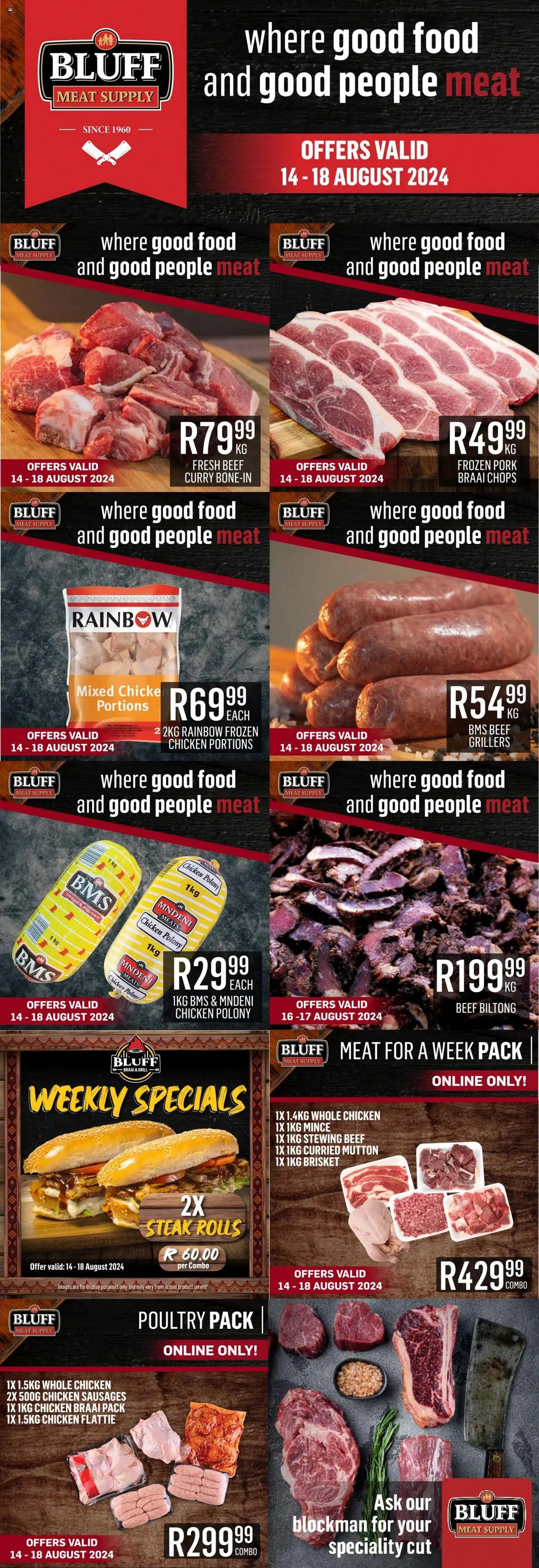 Bluff Meat Supply - Weekly Specials - 0