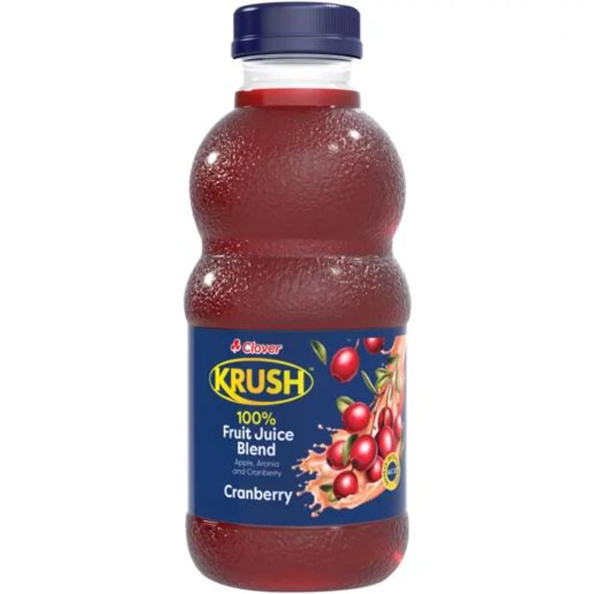 Clover Krush Cranberry 100% Fruit Juice Blend 500ml