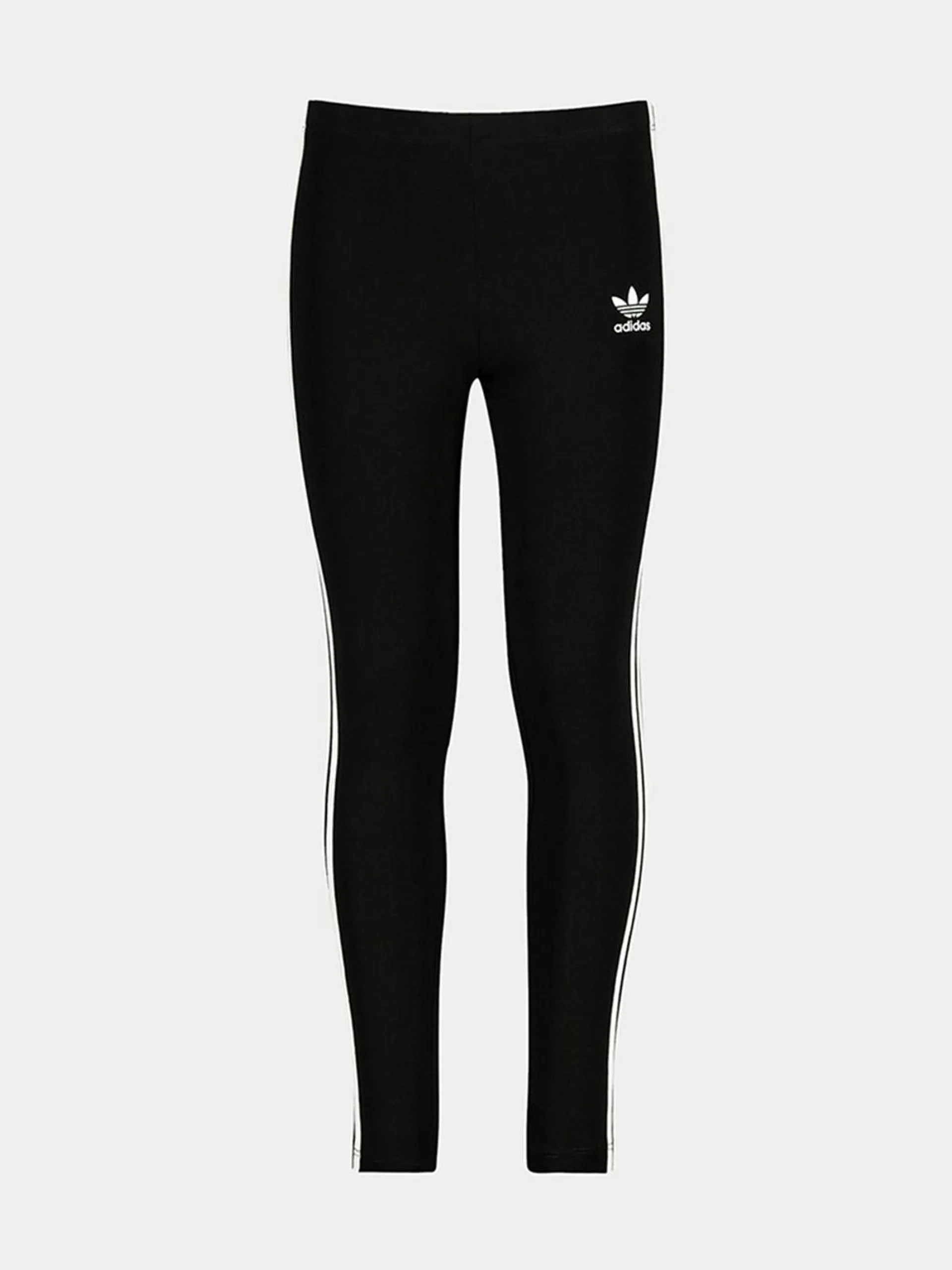 adidas Originals Youth 3 Stripes Black Leggings