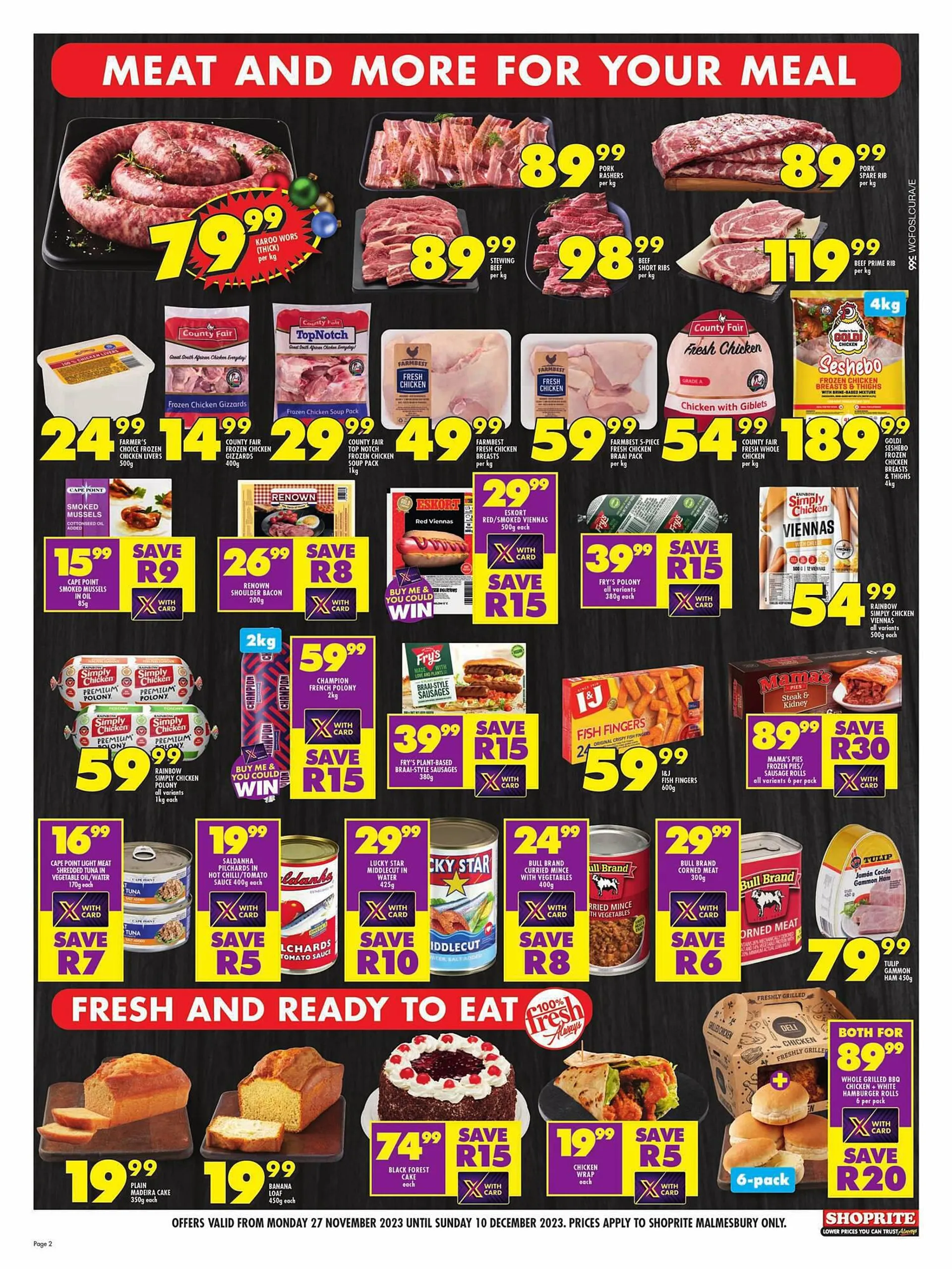 Shoprite catalogue from 10 December to 27 December 2023 - Catalogue Page 2