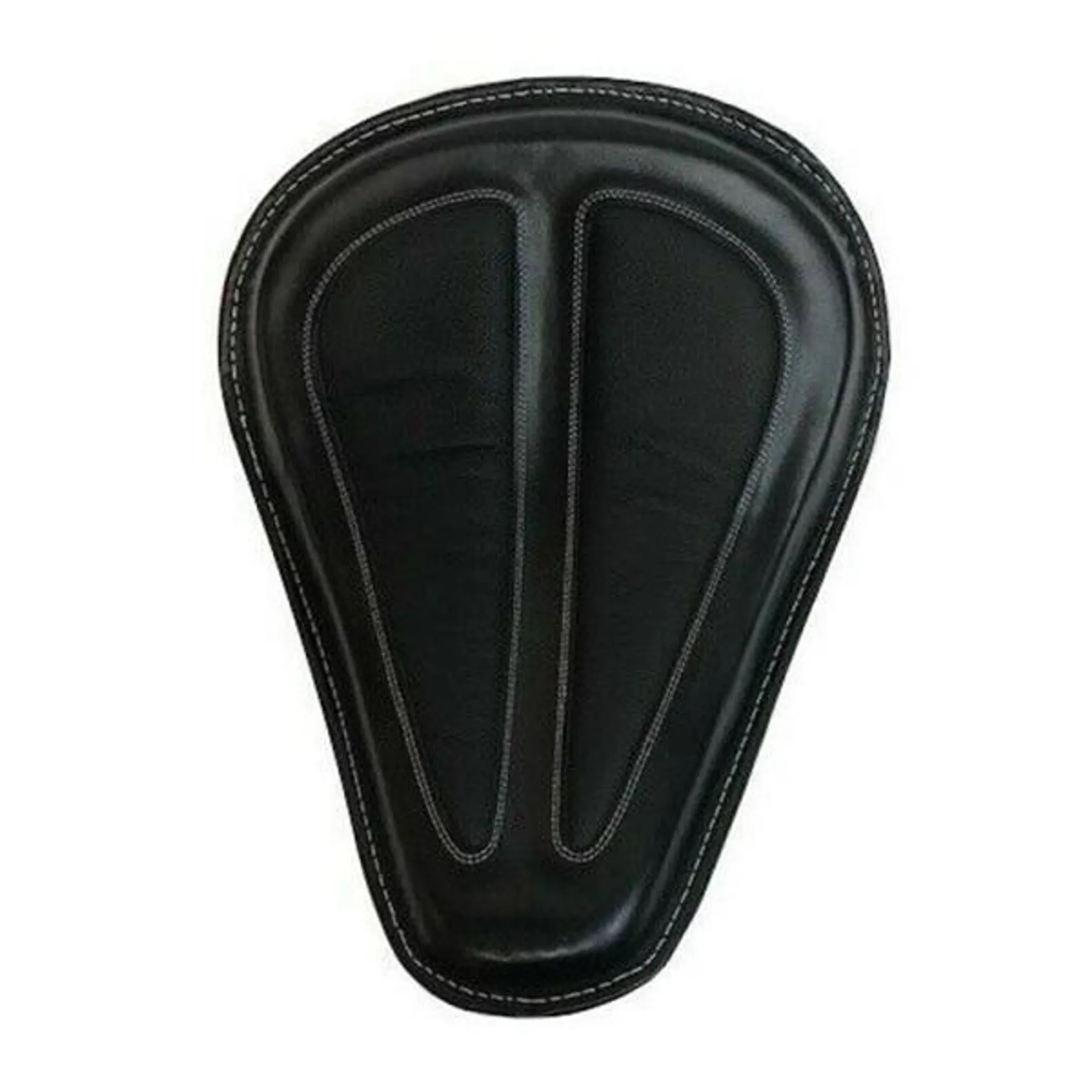 Black Leather Solo Spring Saddle Seat