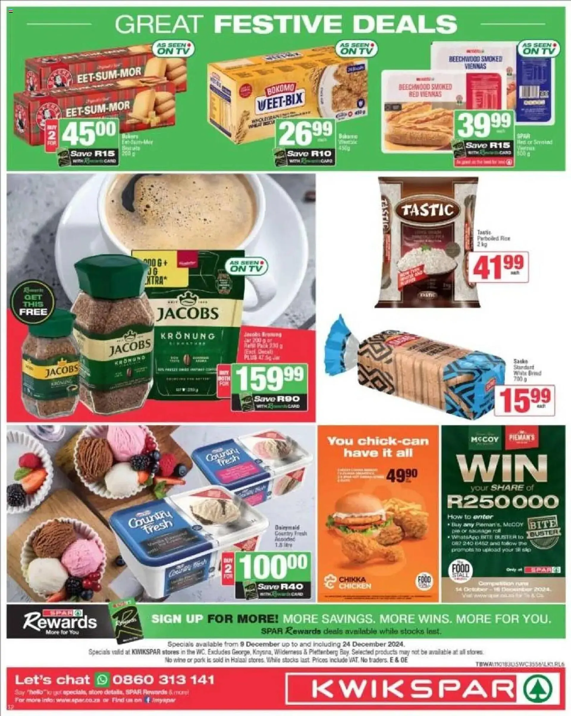 KwikSpar catalogue from 9 December to 24 December 2024 - Catalogue Page 4