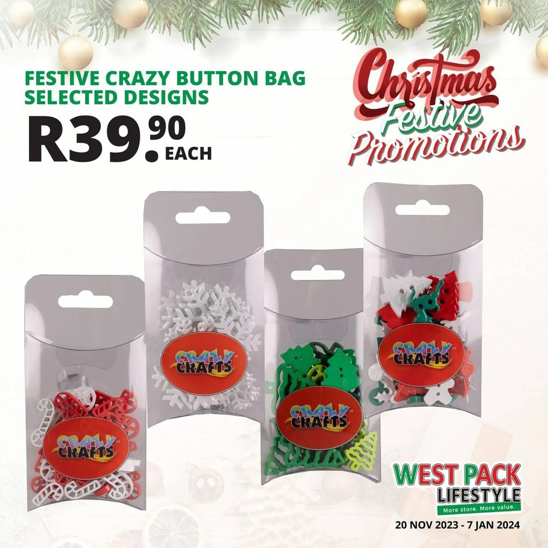 West Pack Lifestyle catalogue from 20 November to 7 January 2024 - Catalogue Page 6