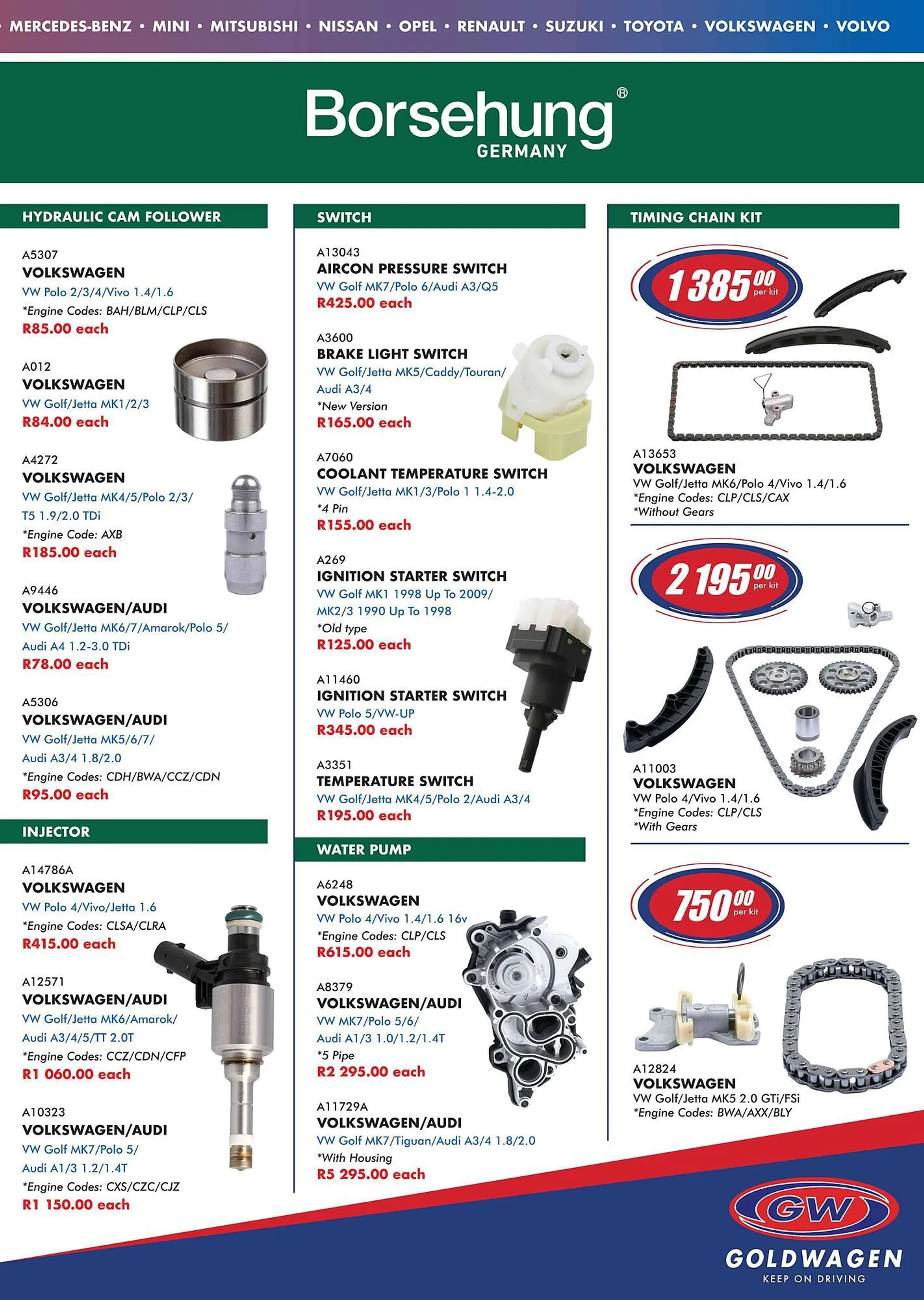 Goldwagen catalogue from 1 August to 30 September 2025 - Catalogue Page 1