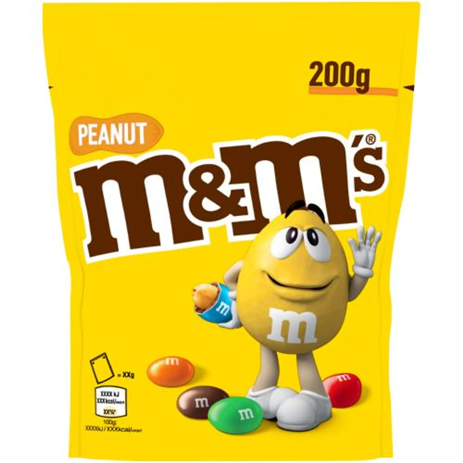 M&M's Chocolate Coated Peanuts 200g