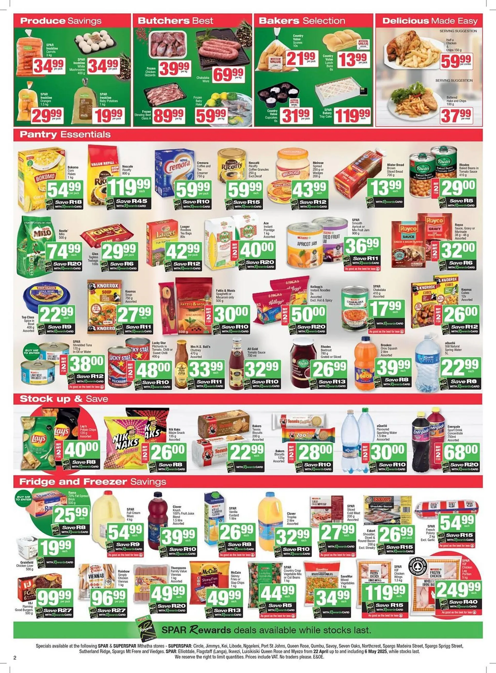 Spar catalogue from 23 April to 6 May 2025 - Catalogue Page 1