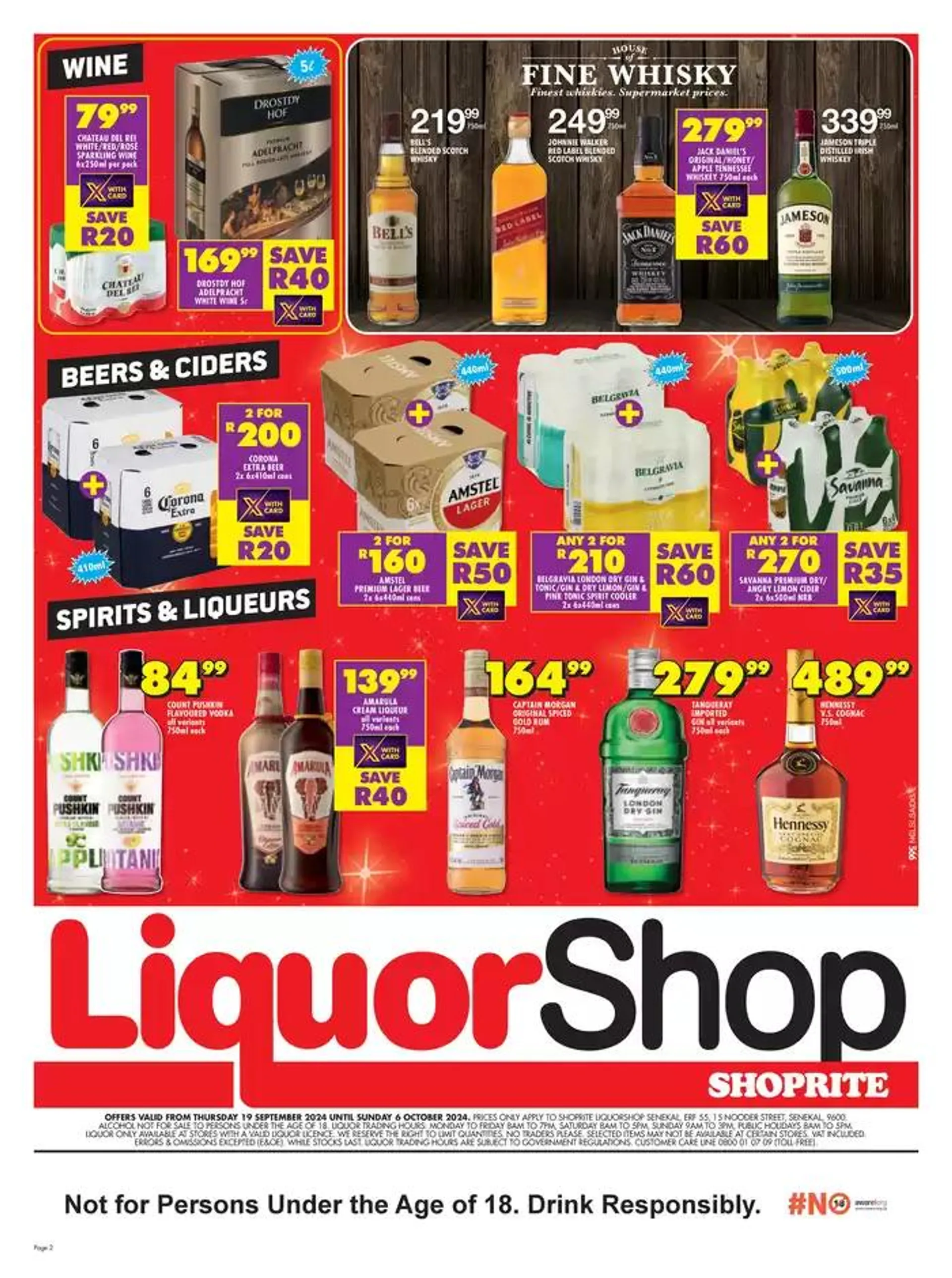 Shoprite LiquorShop weekly specials from 23 September to 6 October 2024 - Catalogue Page 2