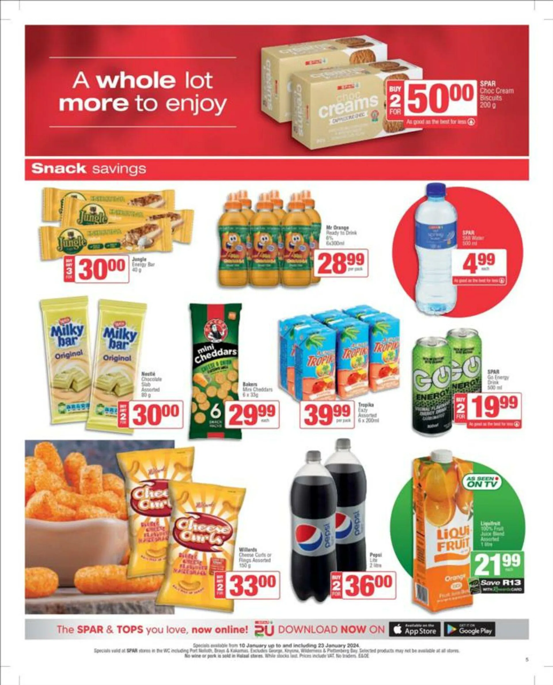 SPAR Current catalogue from 10 January to 23 January 2024 - Catalogue Page 5