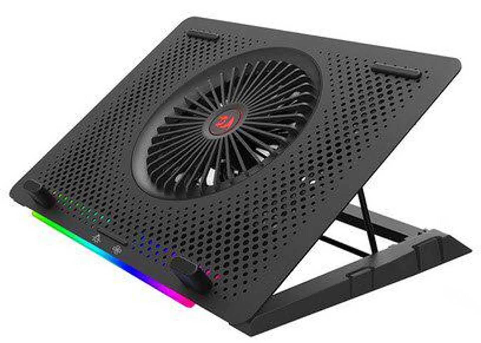 REDRAGON GAMING LAPTOP STAND RGB FANS BK