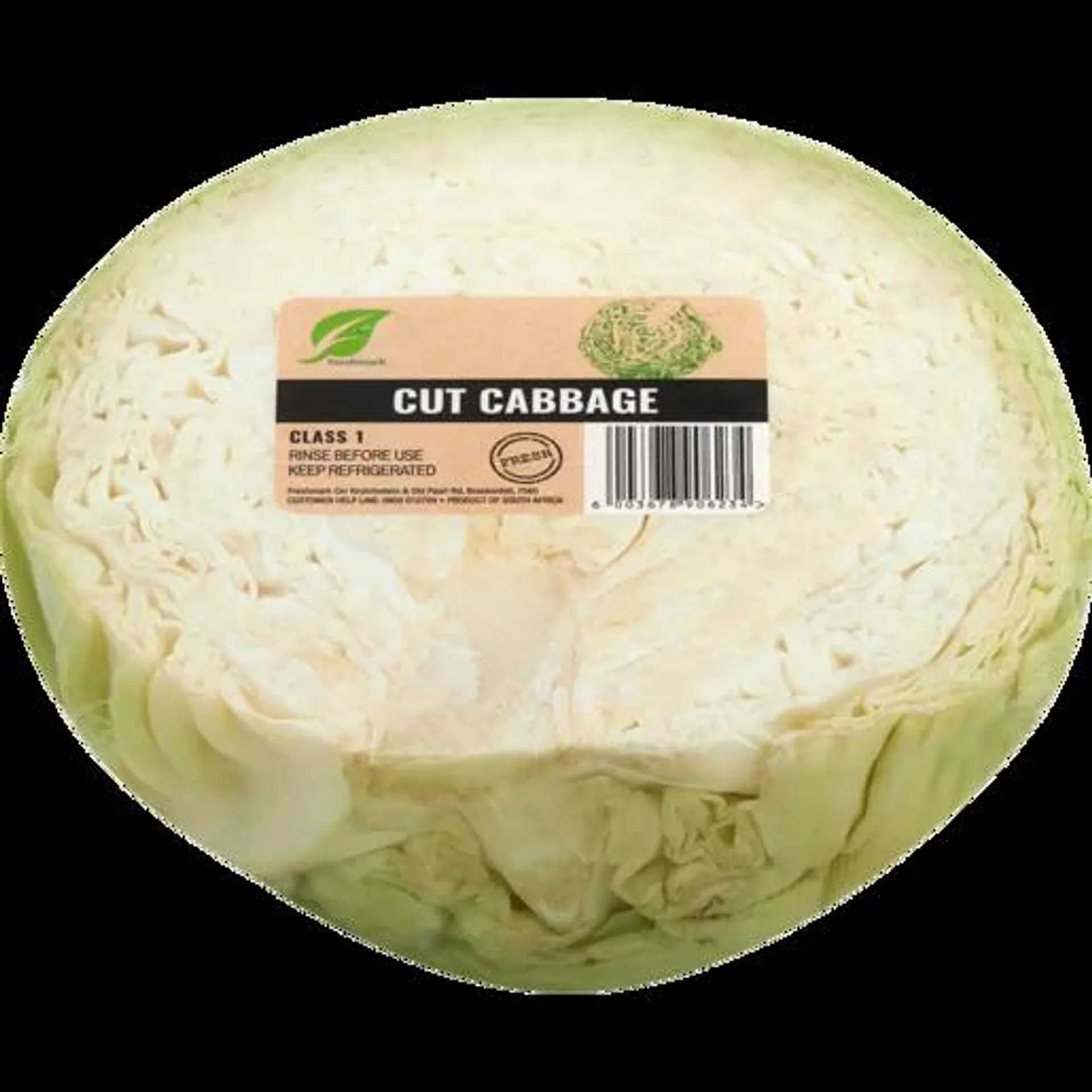 Wrapped Cut Cabbage