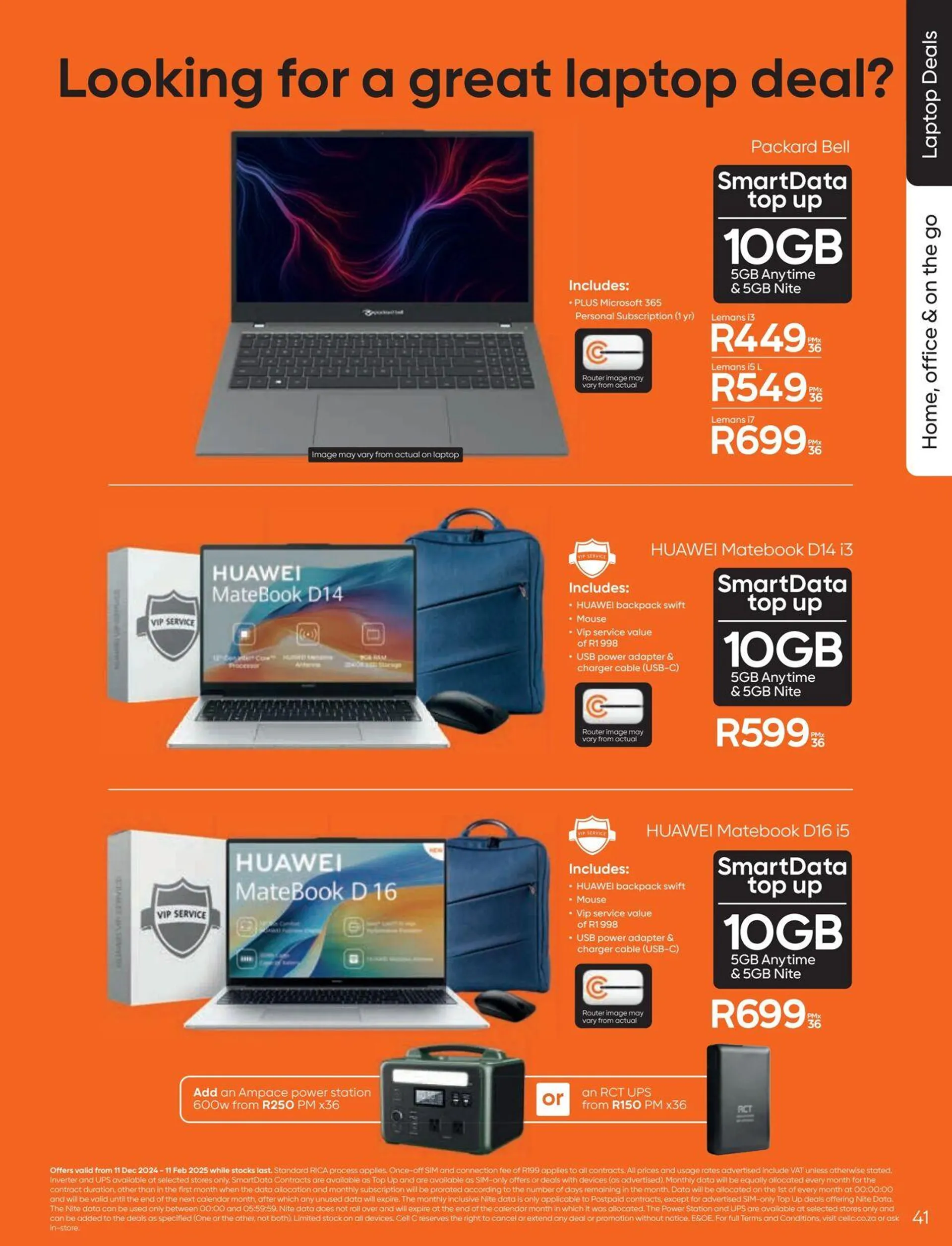 Cell C Current catalogue from 4 December to 18 December 2024 - Catalogue Page 41