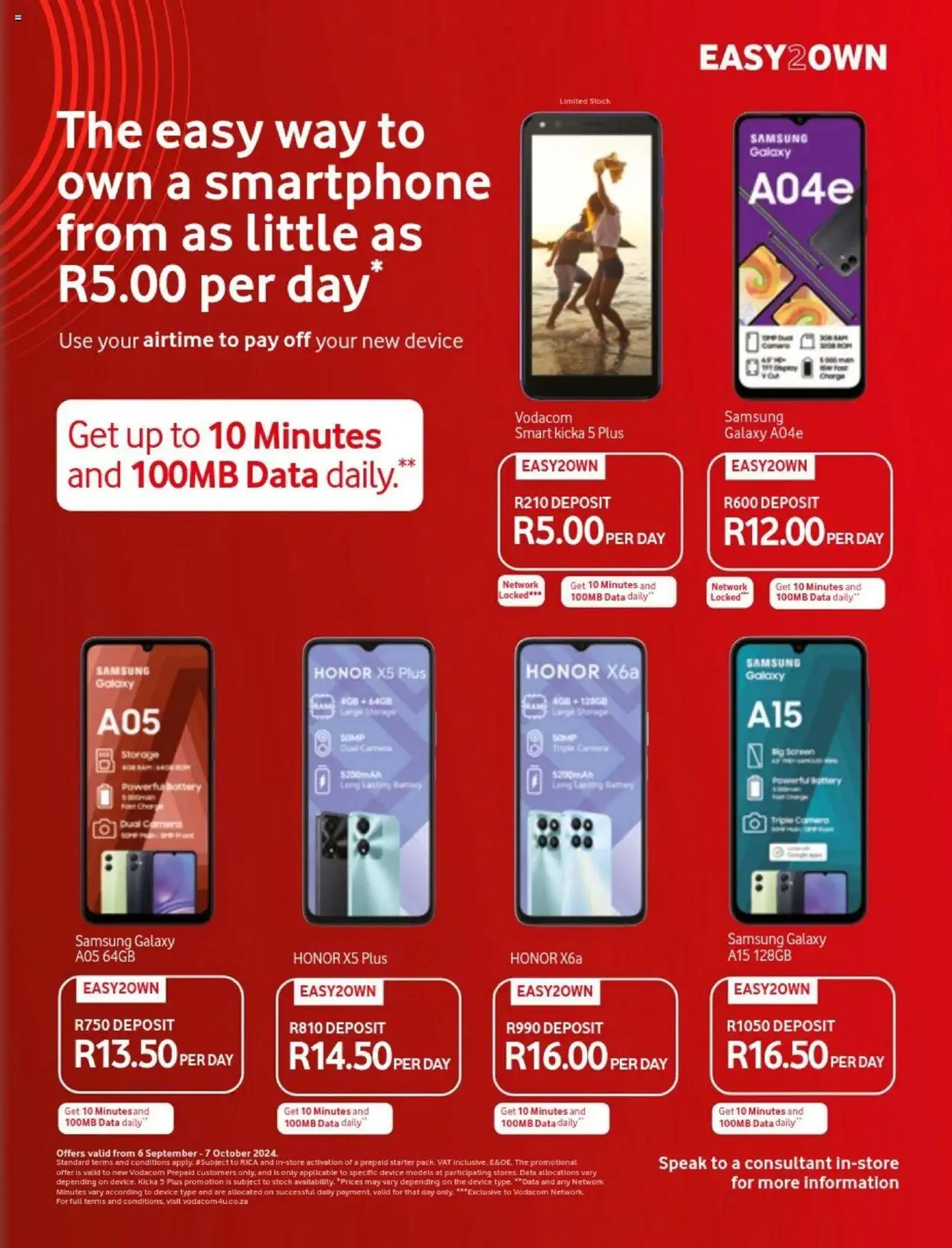 Vodacom Deals from 6 September to 7 October 2024 - Catalogue Page 27