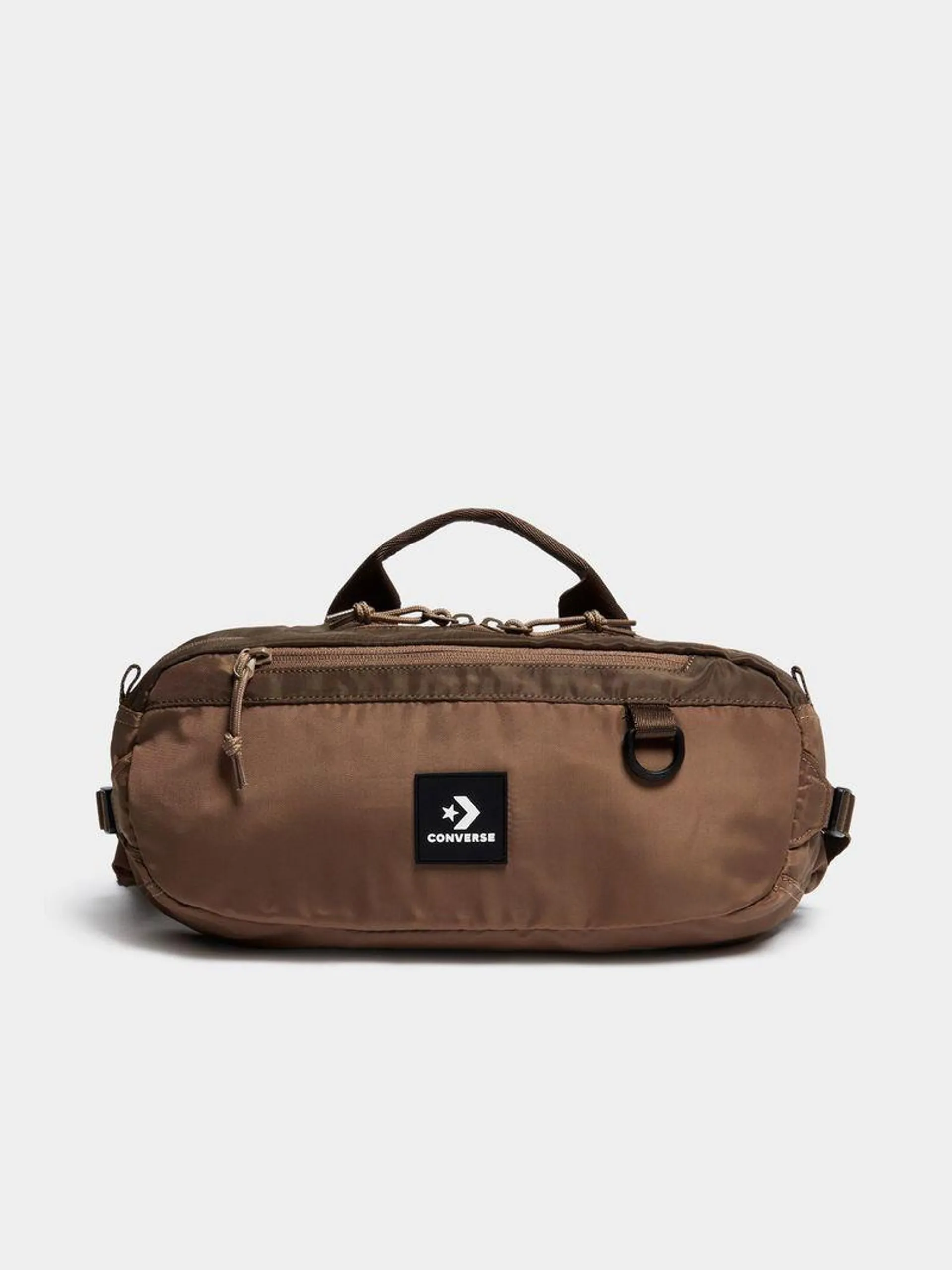 Converse Unisex Adustable Utility Brown Sling Bag