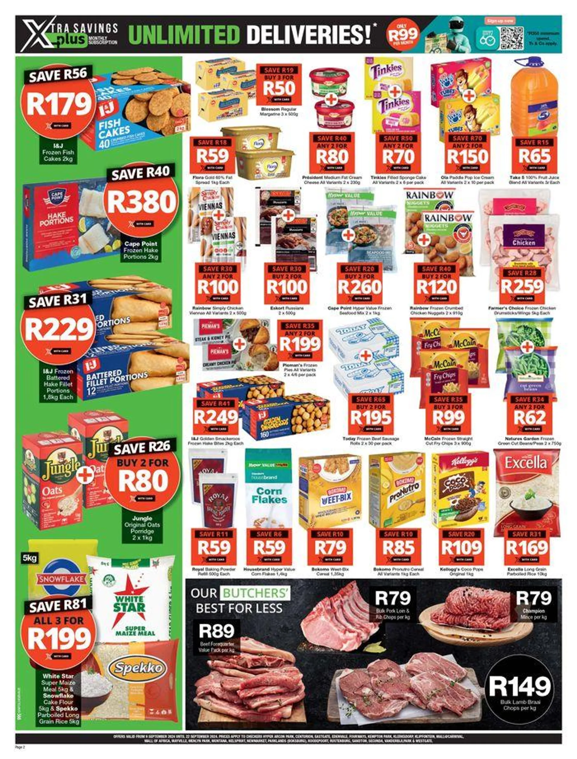 Checkers weekly specials from 9 September to 22 September 2024 - Catalogue Page 2