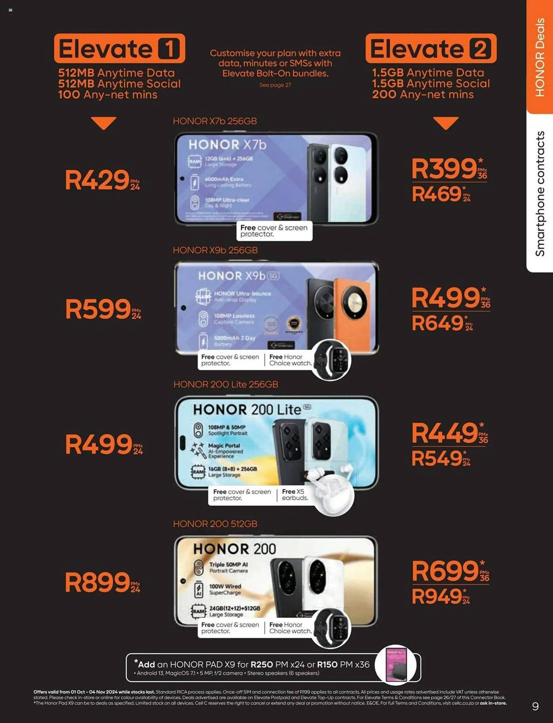 Cell C catalogue from 1 October to 4 November 2024 - Catalogue Page 9