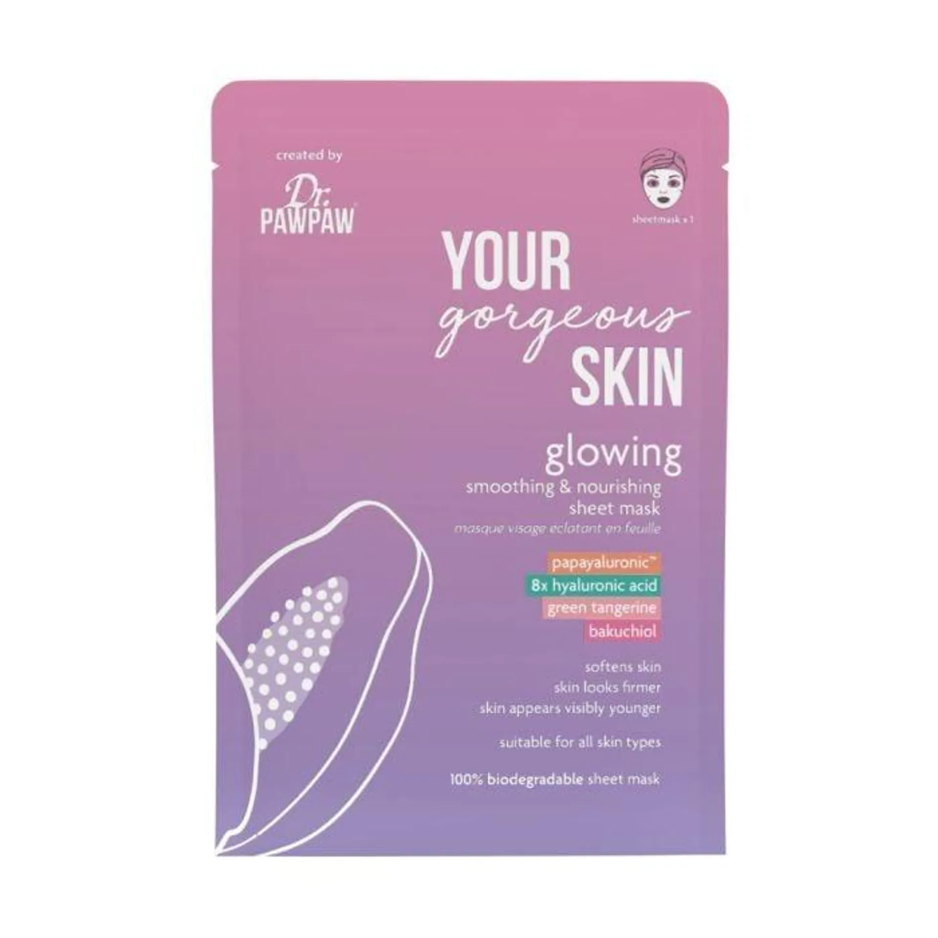 Dr Paw Paw - Glowing Sheet Mask 25ml